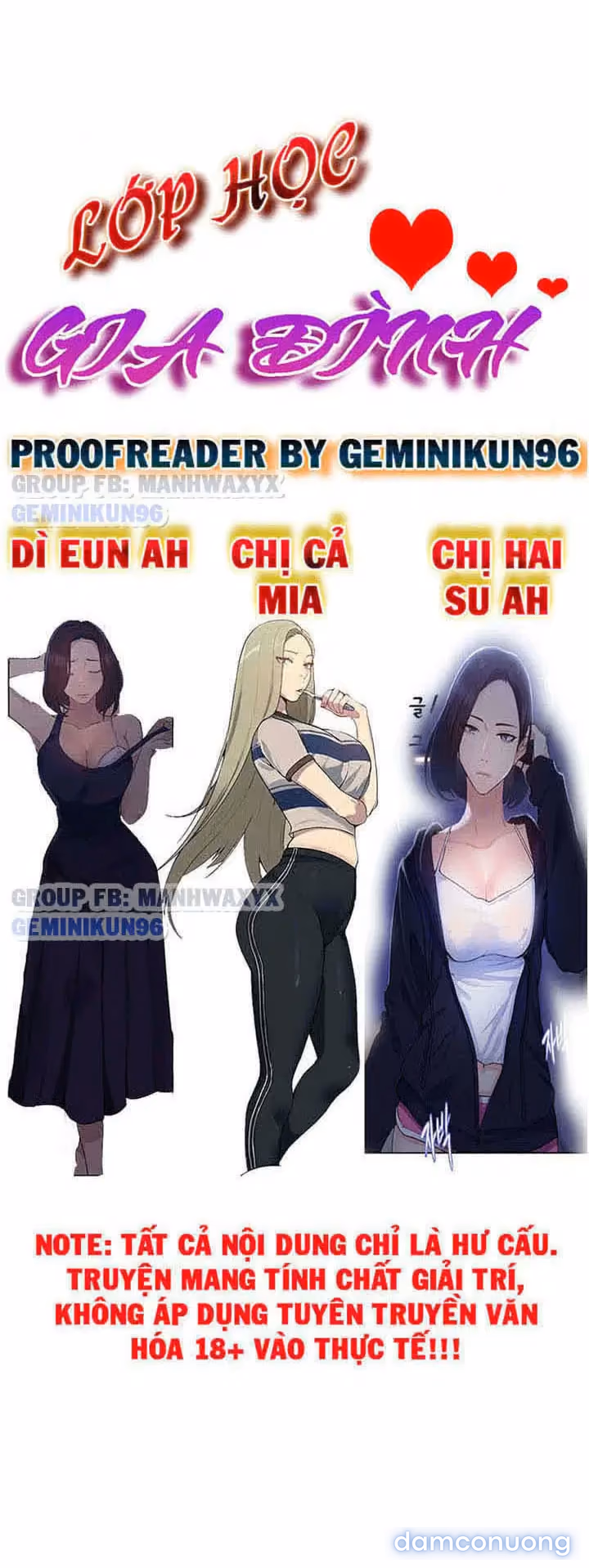 Cả nhà mở lớp dạy yêu cho tôi 
