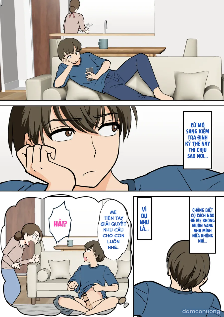 Hitorigurashi wo Suru Musuko no Apato ni Nokonoko Hitoride Yattekuru Buyoujin na Haha 