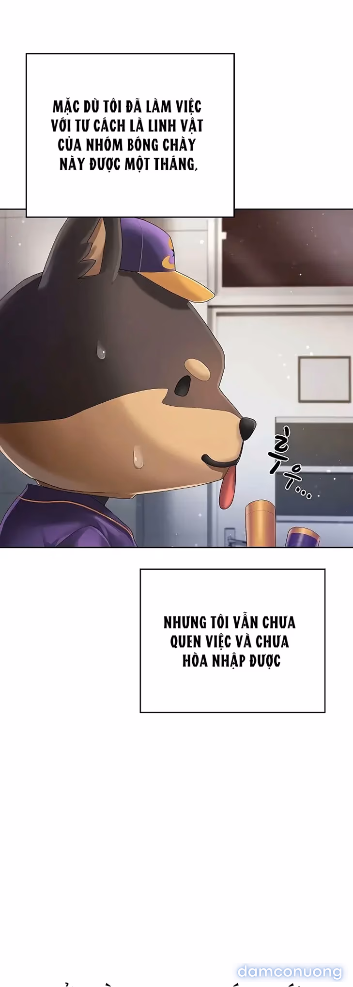 Cố lên nào! Em sẽ cổ vũ anh bằng cả cơ thể này. 
