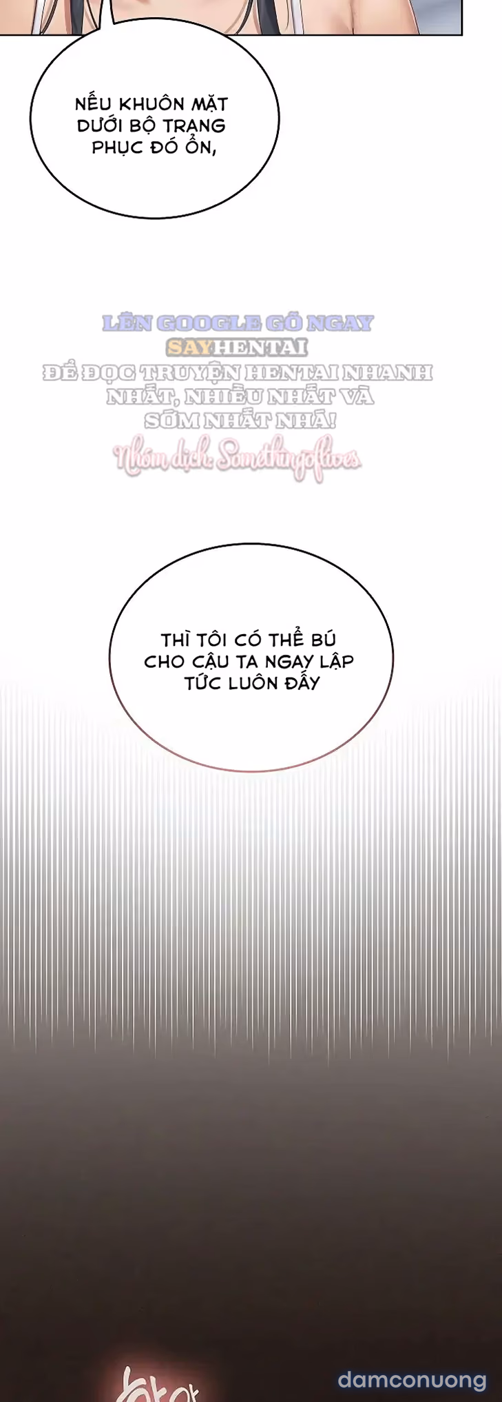 Cố lên nào! Em sẽ cổ vũ anh bằng cả cơ thể này. 