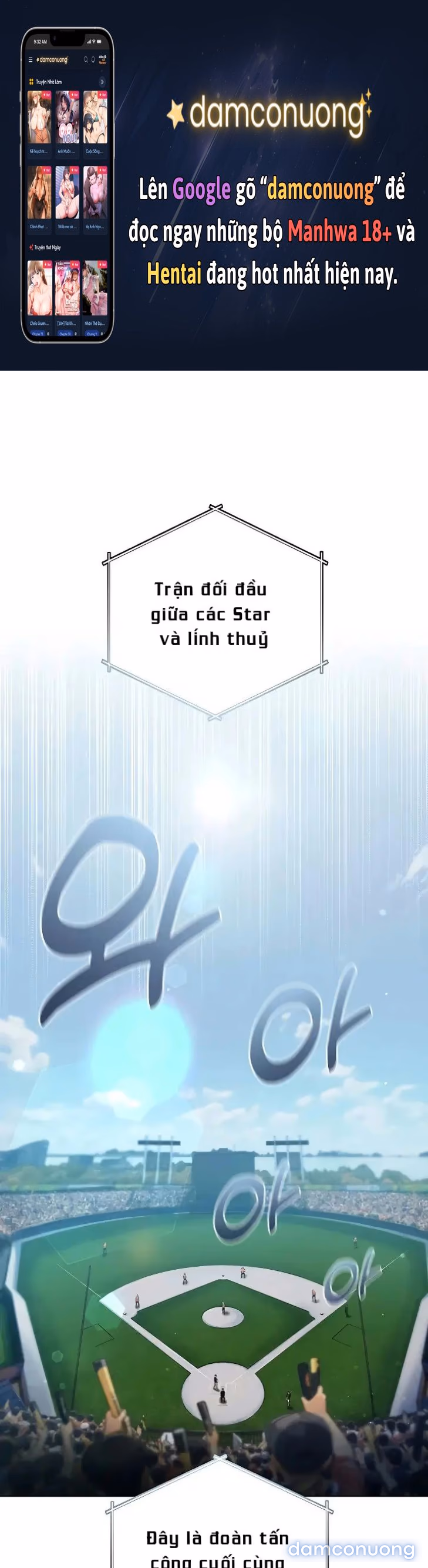 Cố lên nào! Em sẽ cổ vũ anh bằng cả cơ thể này. 
