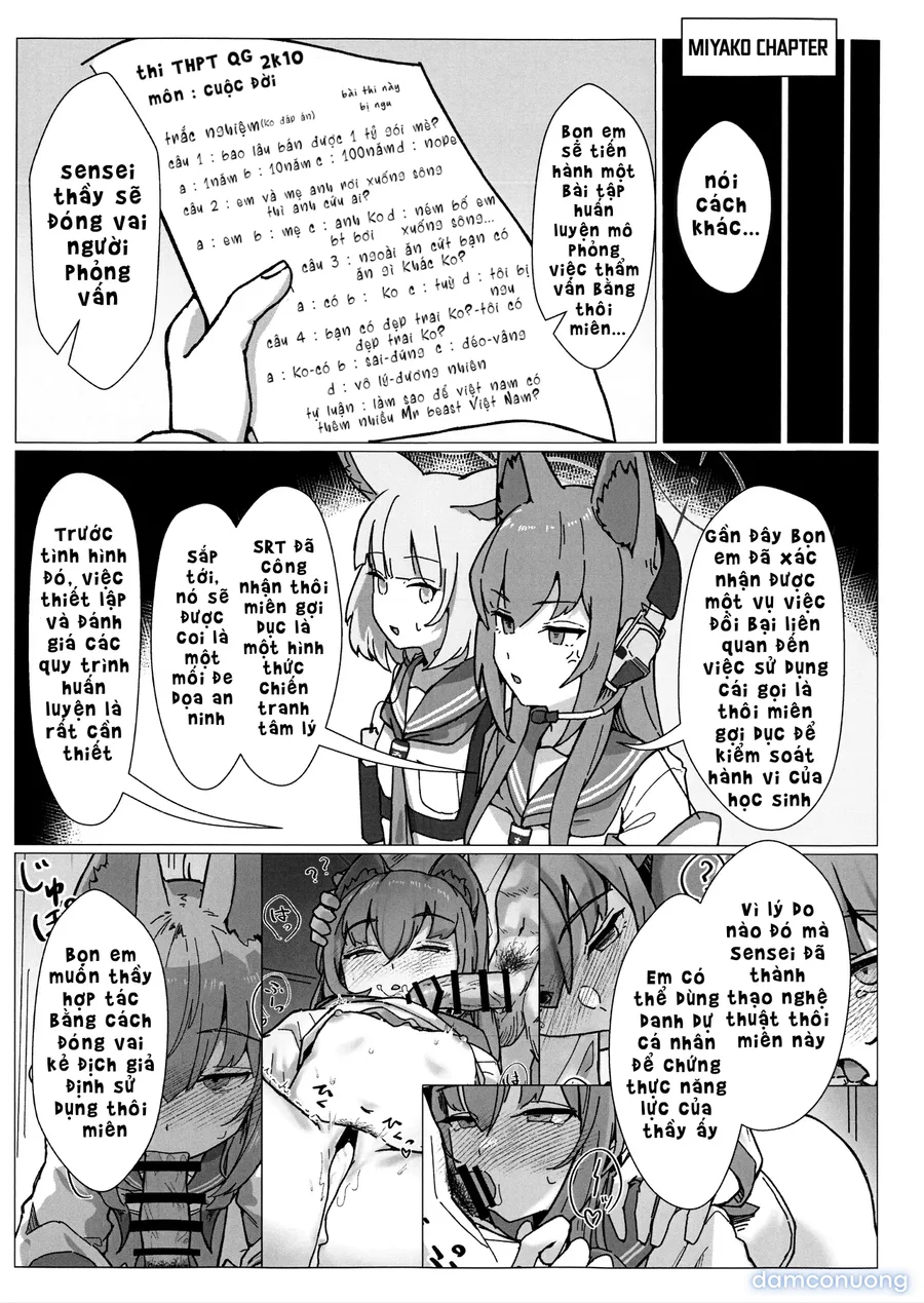 (C107) [Sentan Tomato Kaihatsushitsu (ketchupi.exe)] Psychological Operation! (Blue Archive)[Vietnamese] [furinazam_Translations] 