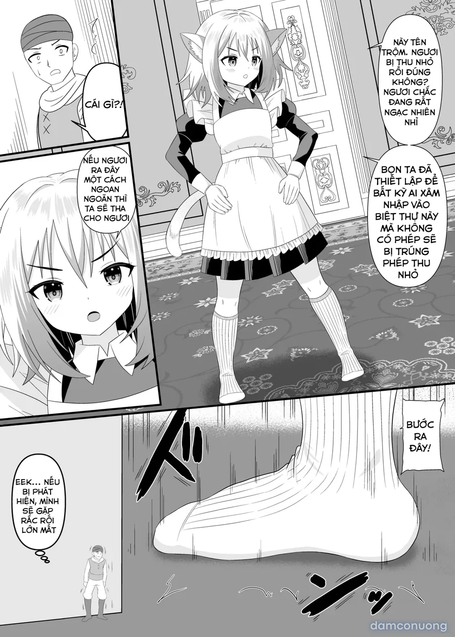 Cat-eared maid hunts down thieves 