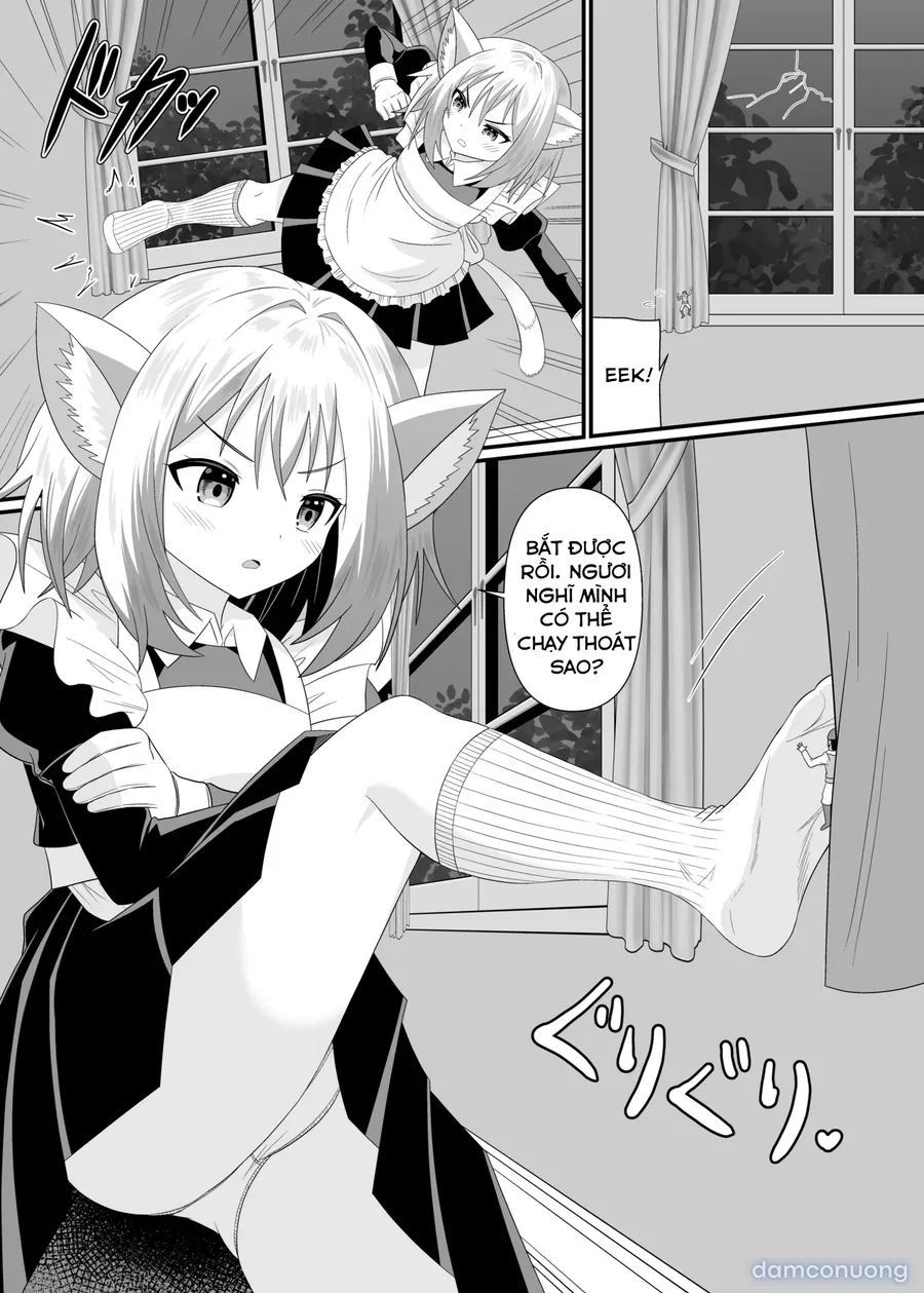 Cat-eared maid hunts down thieves 