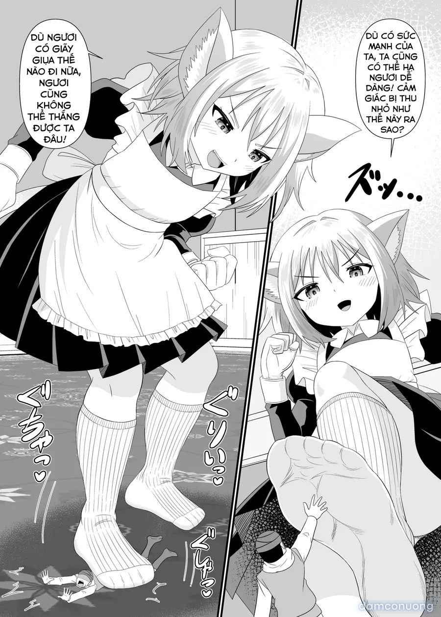 Cat-eared maid hunts down thieves 