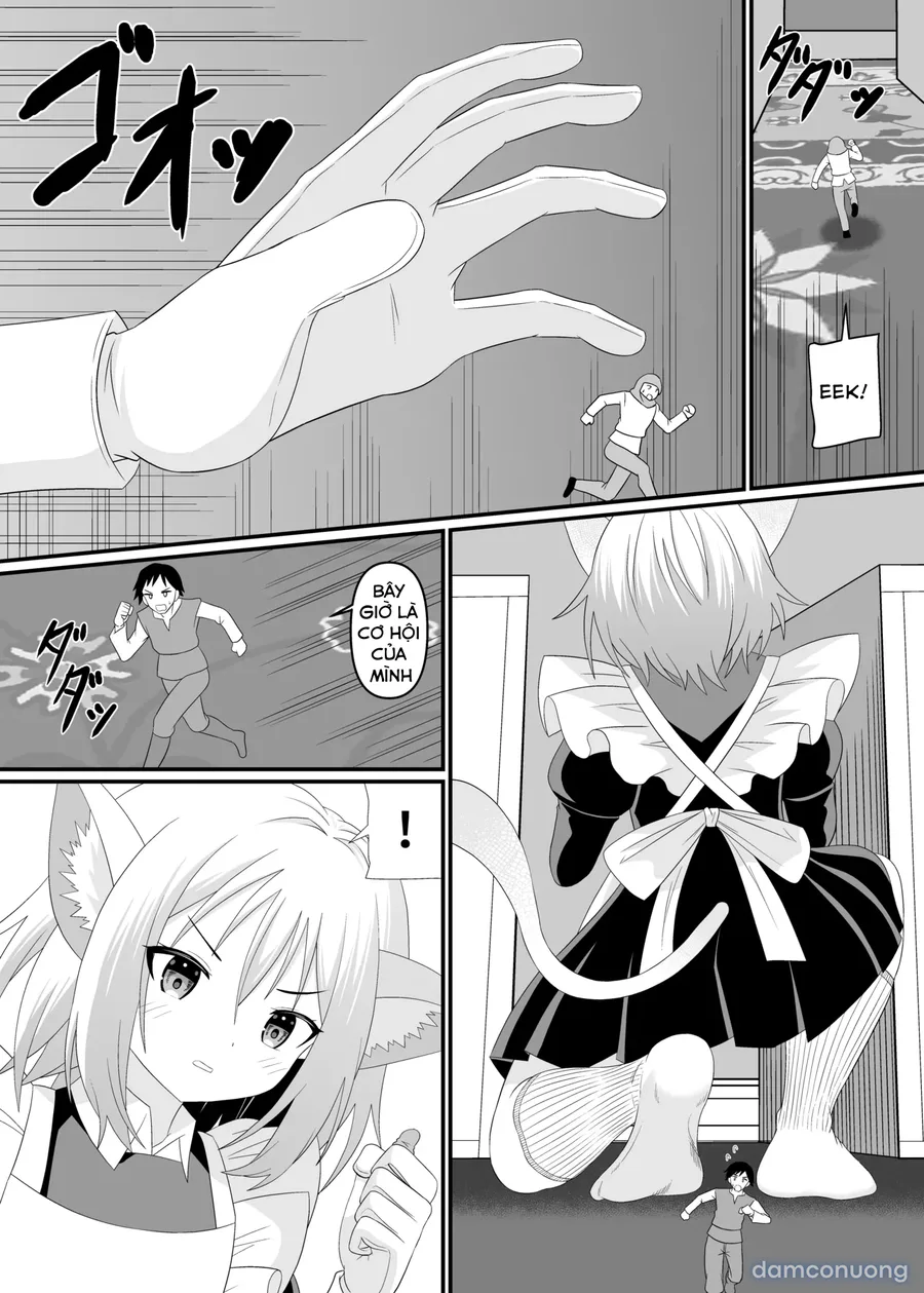 Cat-eared maid hunts down thieves 
