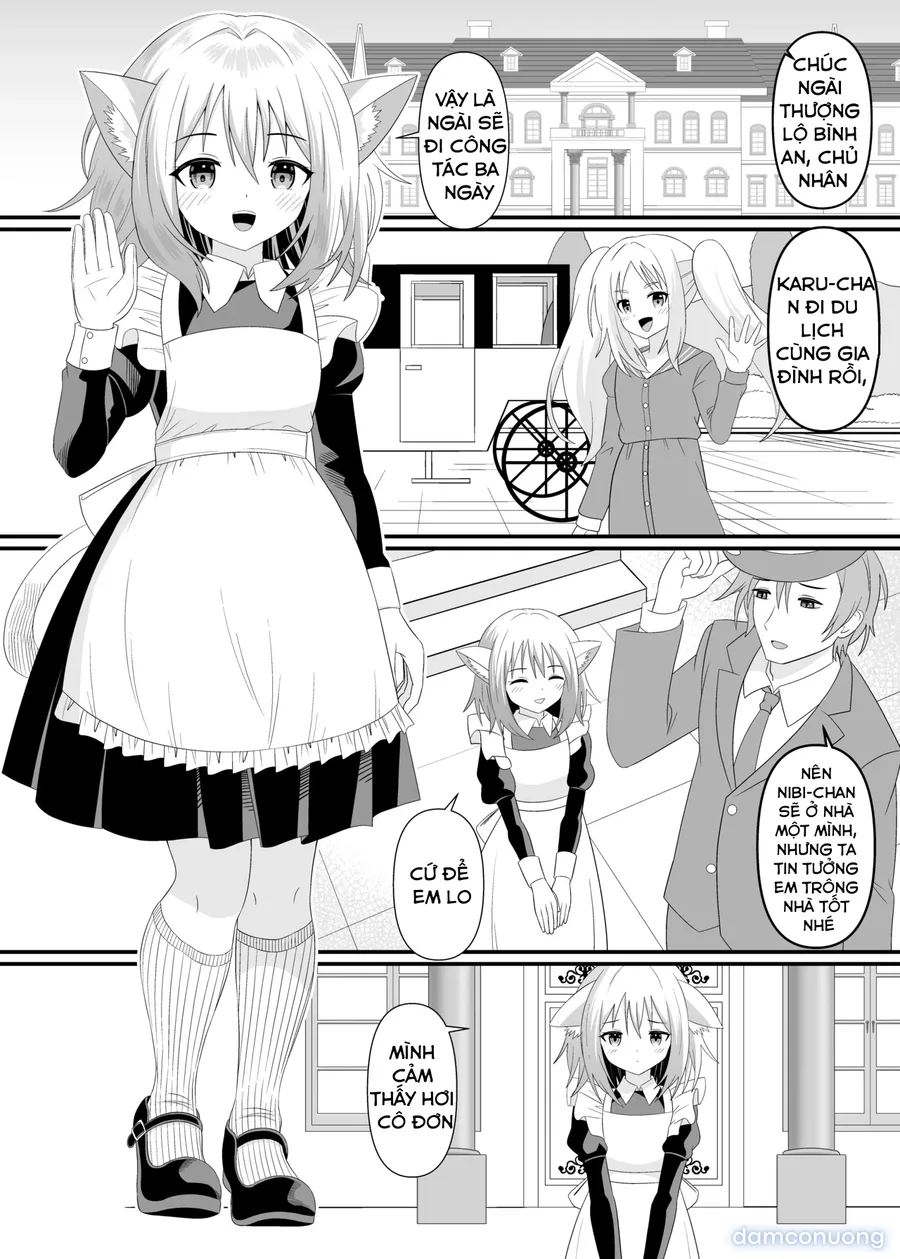 Cat-eared maid hunts down thieves 