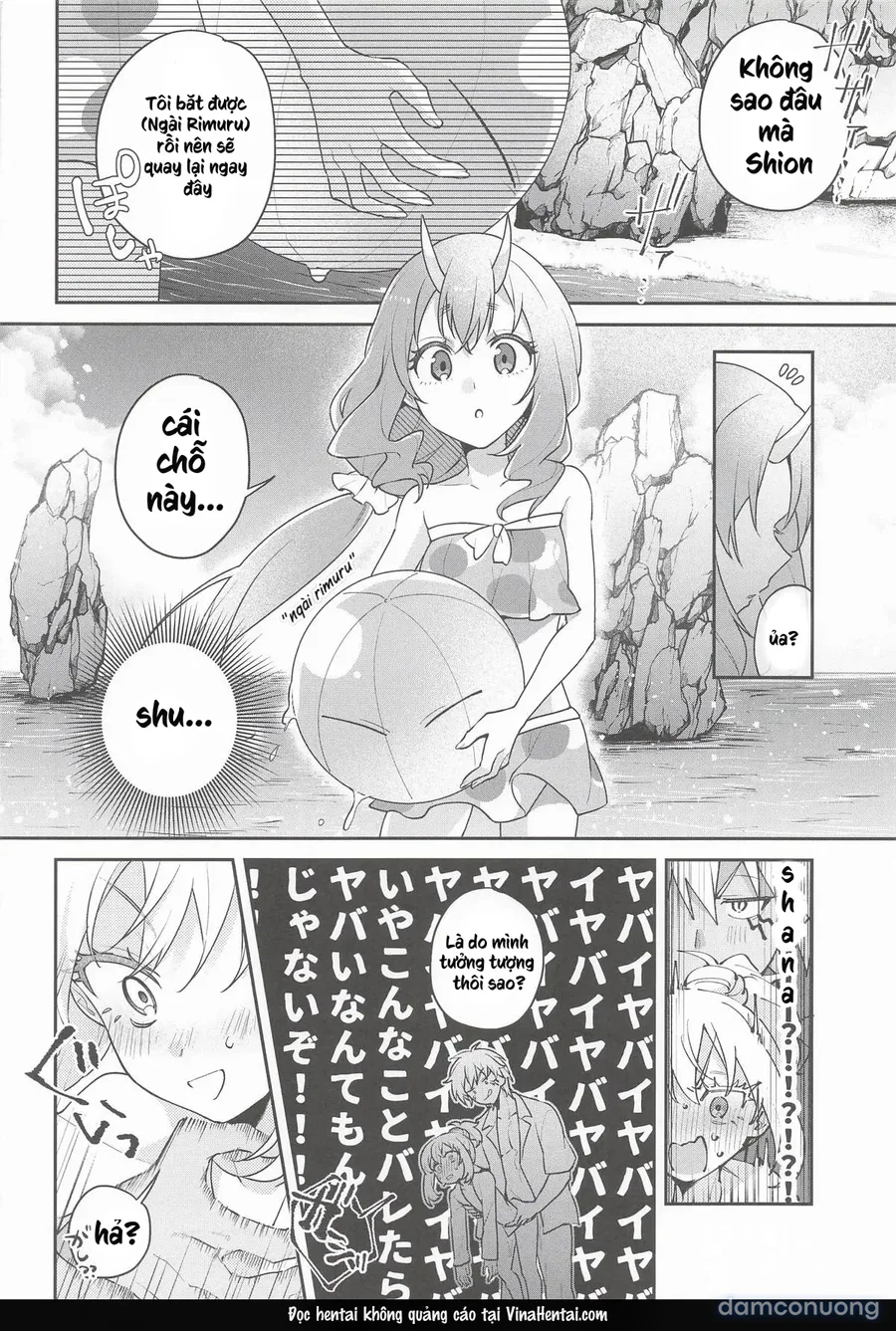 (SUPER COMIC CITY 33) [AKAMISO (あくびくん)] こんなとこでイイわけない! (転生したらスライムだった件)[Vietnamese] [furinazam_Translations] 