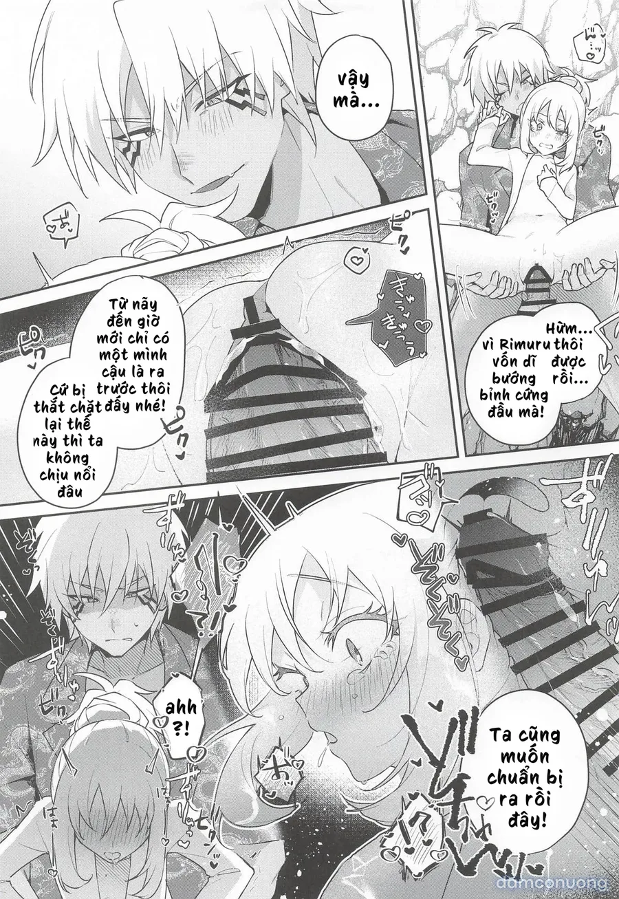 (SUPER COMIC CITY 33) [AKAMISO (あくびくん)] こんなとこでイイわけない! (転生したらスライムだった件)[Vietnamese] [furinazam_Translations] 