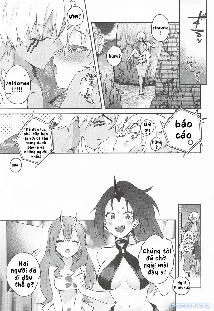 (SUPER COMIC CITY 33) [AKAMISO (あくびくん)] こんなとこでイイわけない! (転生したらスライムだった件)[Vietnamese] [furinazam_Translations] 