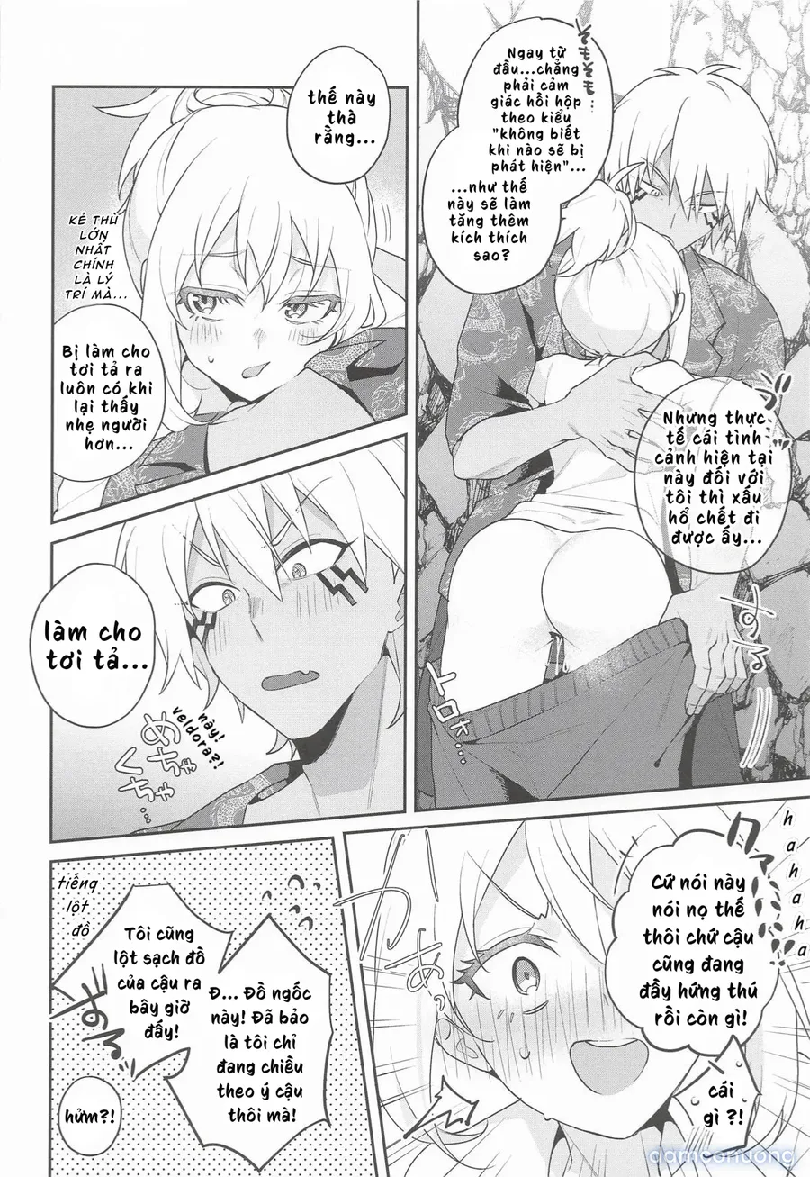 (SUPER COMIC CITY 33) [AKAMISO (あくびくん)] こんなとこでイイわけない! (転生したらスライムだった件)[Vietnamese] [furinazam_Translations] 