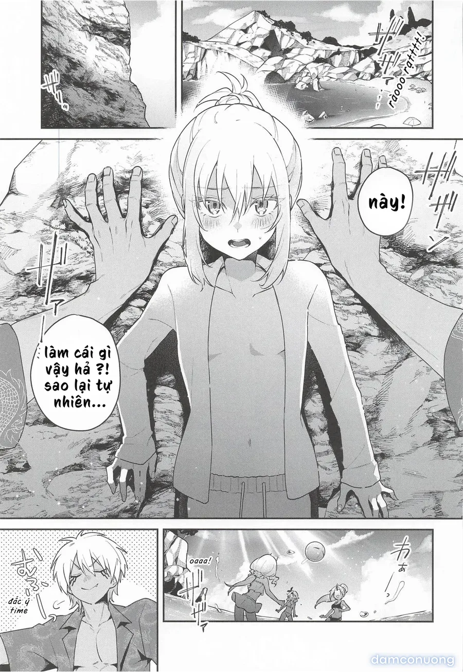 (SUPER COMIC CITY 33) [AKAMISO (あくびくん)] こんなとこでイイわけない! (転生したらスライムだった件)[Vietnamese] [furinazam_Translations] 