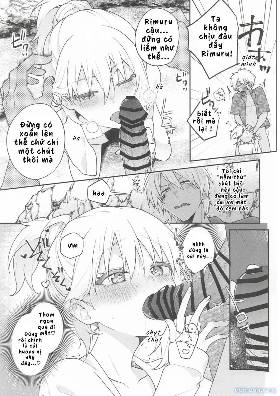 (SUPER COMIC CITY 33) [AKAMISO (あくびくん)] こんなとこでイイわけない! (転生したらスライムだった件)[Vietnamese] [furinazam_Translations] 