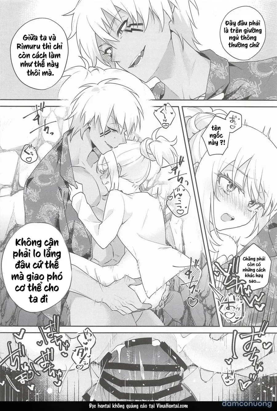 (SUPER COMIC CITY 33) [AKAMISO (あくびくん)] こんなとこでイイわけない! (転生したらスライムだった件)[Vietnamese] [furinazam_Translations] 
