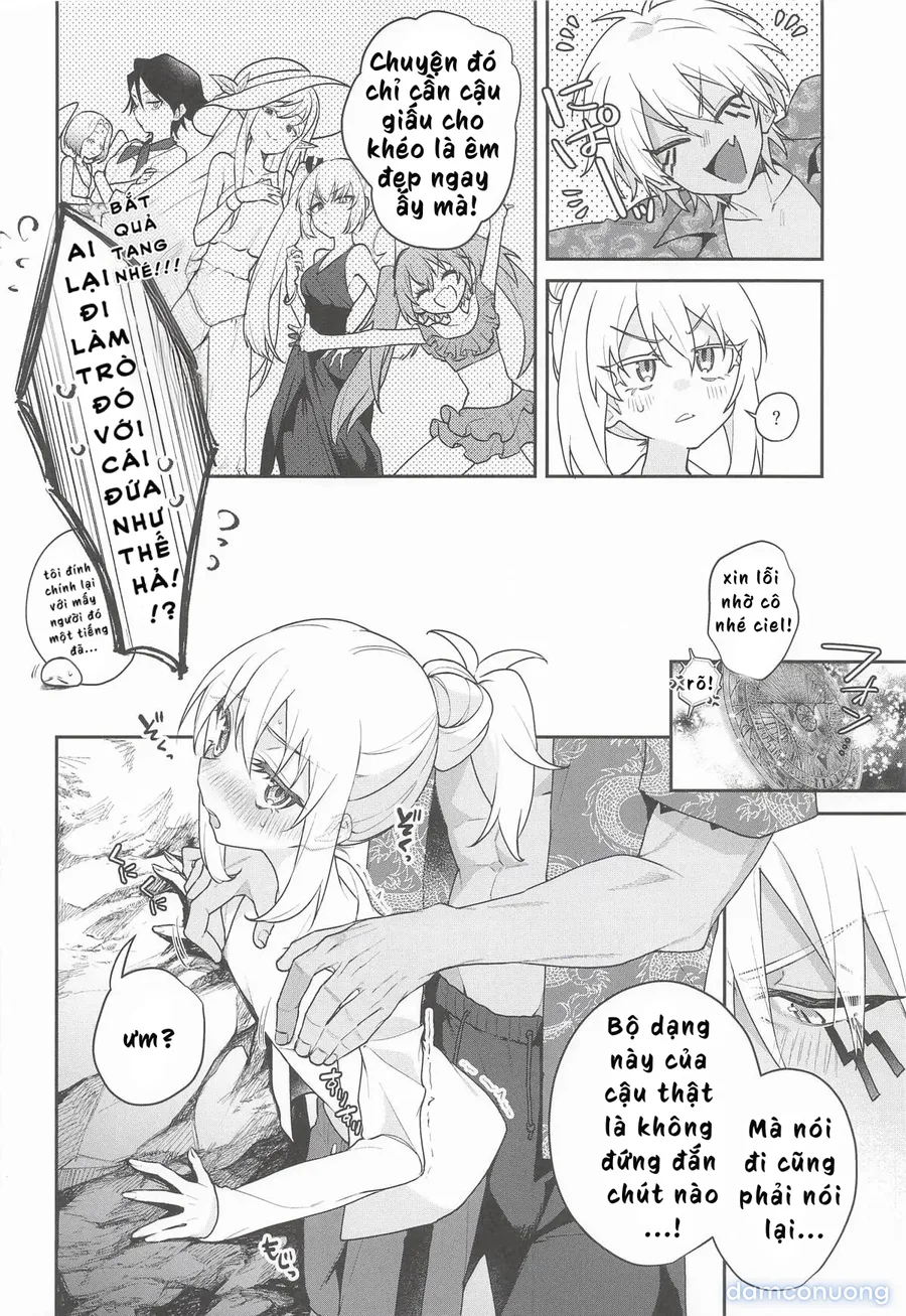 (SUPER COMIC CITY 33) [AKAMISO (あくびくん)] こんなとこでイイわけない! (転生したらスライムだった件)[Vietnamese] [furinazam_Translations] 