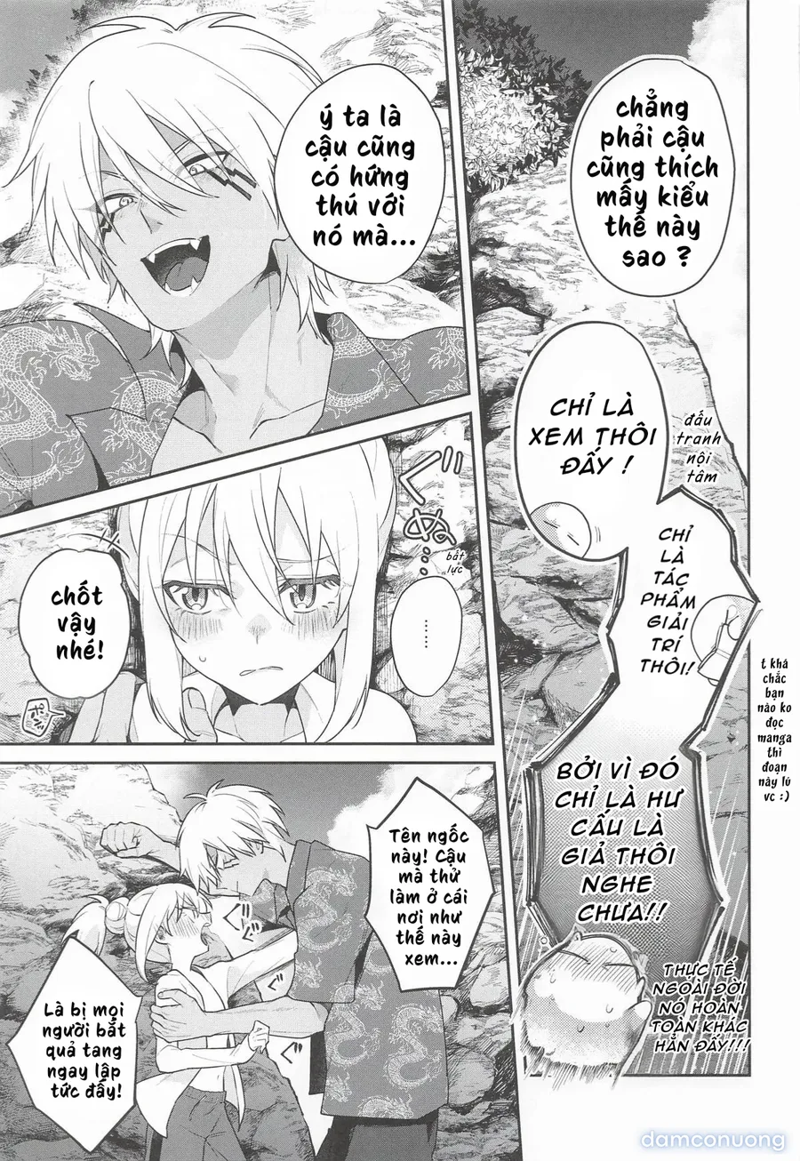 (SUPER COMIC CITY 33) [AKAMISO (あくびくん)] こんなとこでイイわけない! (転生したらスライムだった件)[Vietnamese] [furinazam_Translations] 