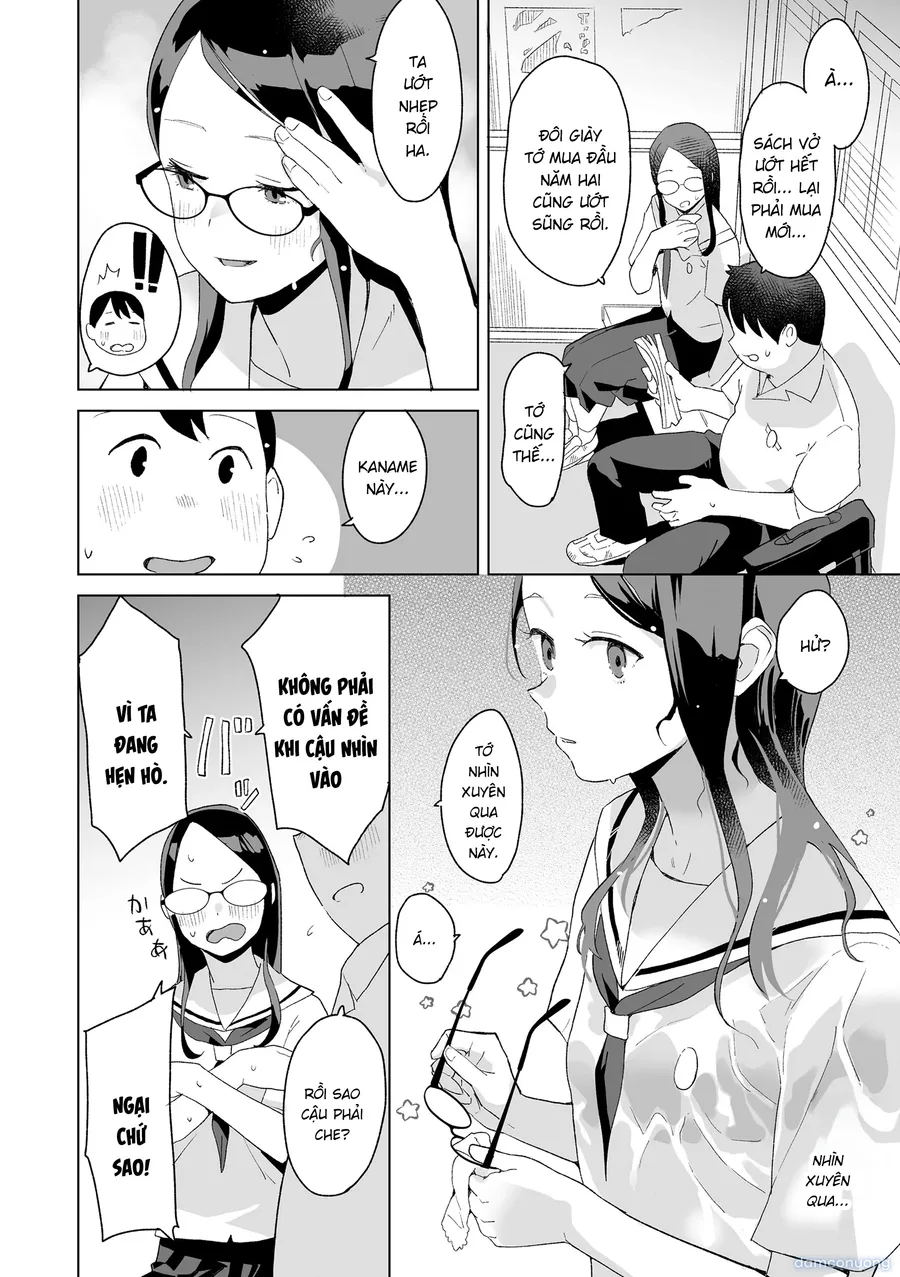 Trú mưa... 