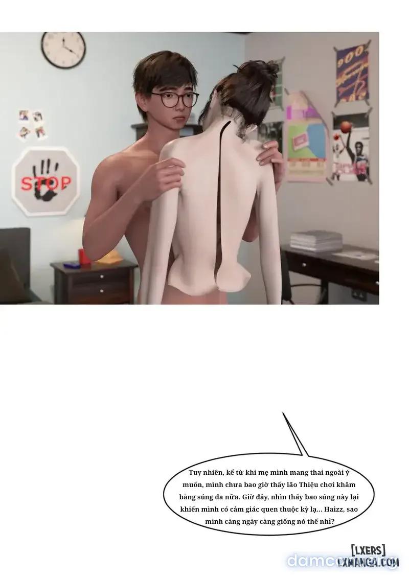 Mẹ tôi bị thằng bạn chơi. 
