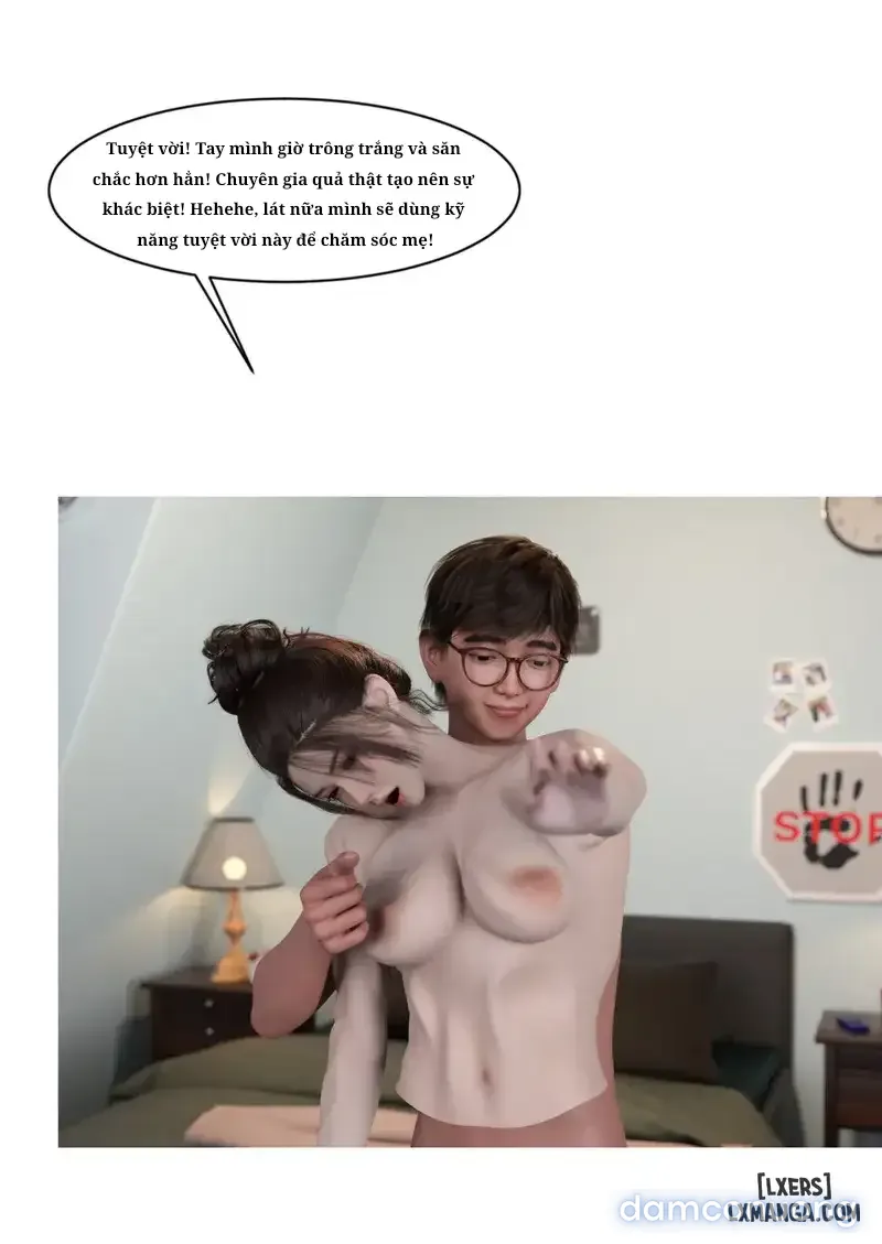 Mẹ tôi bị thằng bạn chơi. 