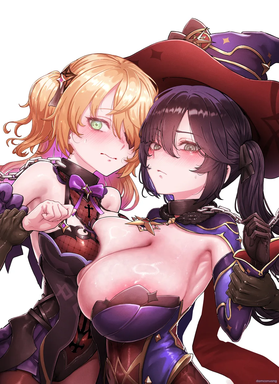 Teyvat Gravure #10: Mona & Fischl Goblin Impact 