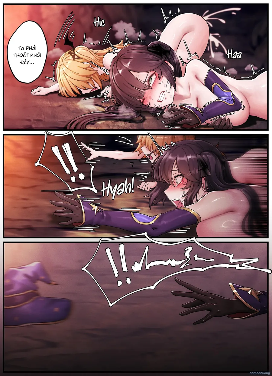 Teyvat Gravure #10: Mona & Fischl Goblin Impact 