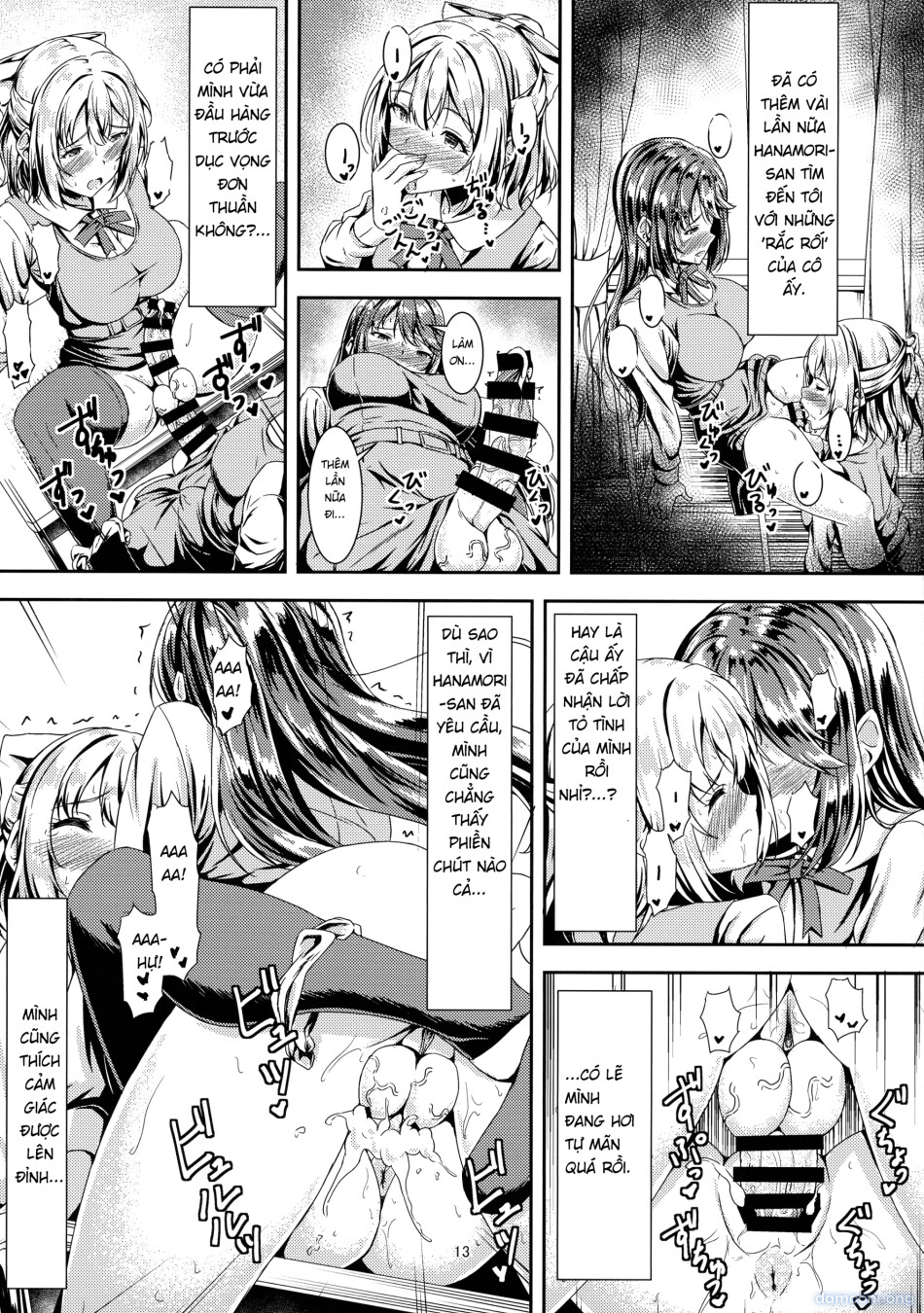 Kurokami LONG Futanari-chan to Jyunai SEX ga Shitaii! 