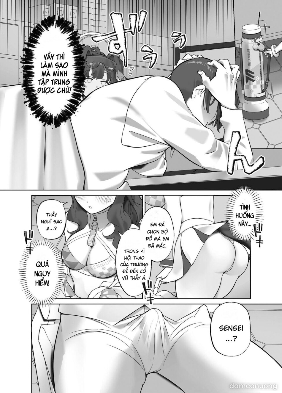 Cố lên! Cố lên Sensei! Thầy làm được mà! Sensei. 