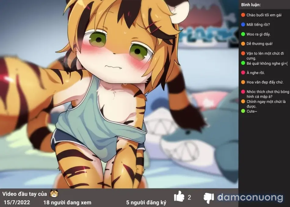 Những buổi livestream bất ổn của các bé Furry loli 