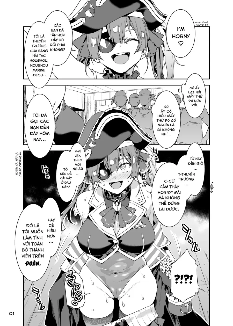[Mizuryu Kei - Alice no Takarabako) Thuyền Trưởng Marine bị Horny. [Marine Senchou wa Hi Goui no Ue de Wakarasaretai] 