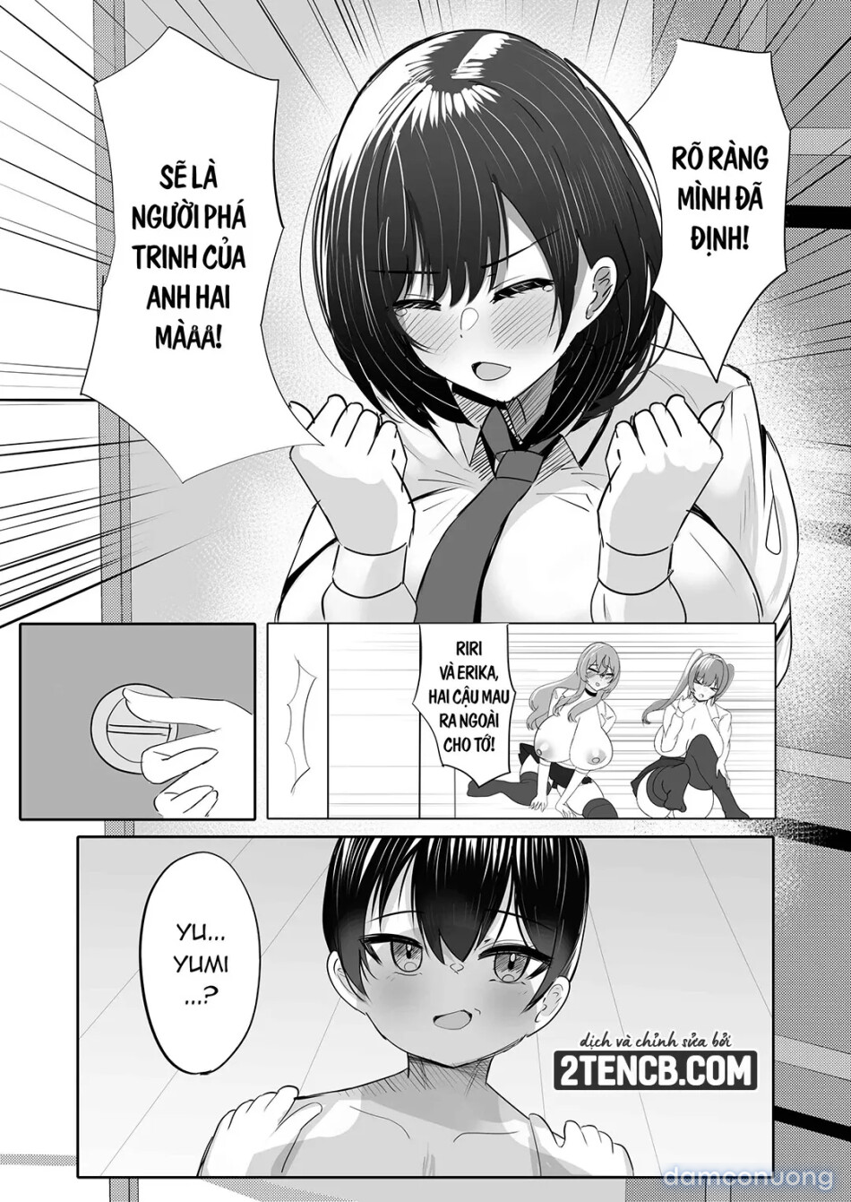 Được dàn harem gal vây quanh 