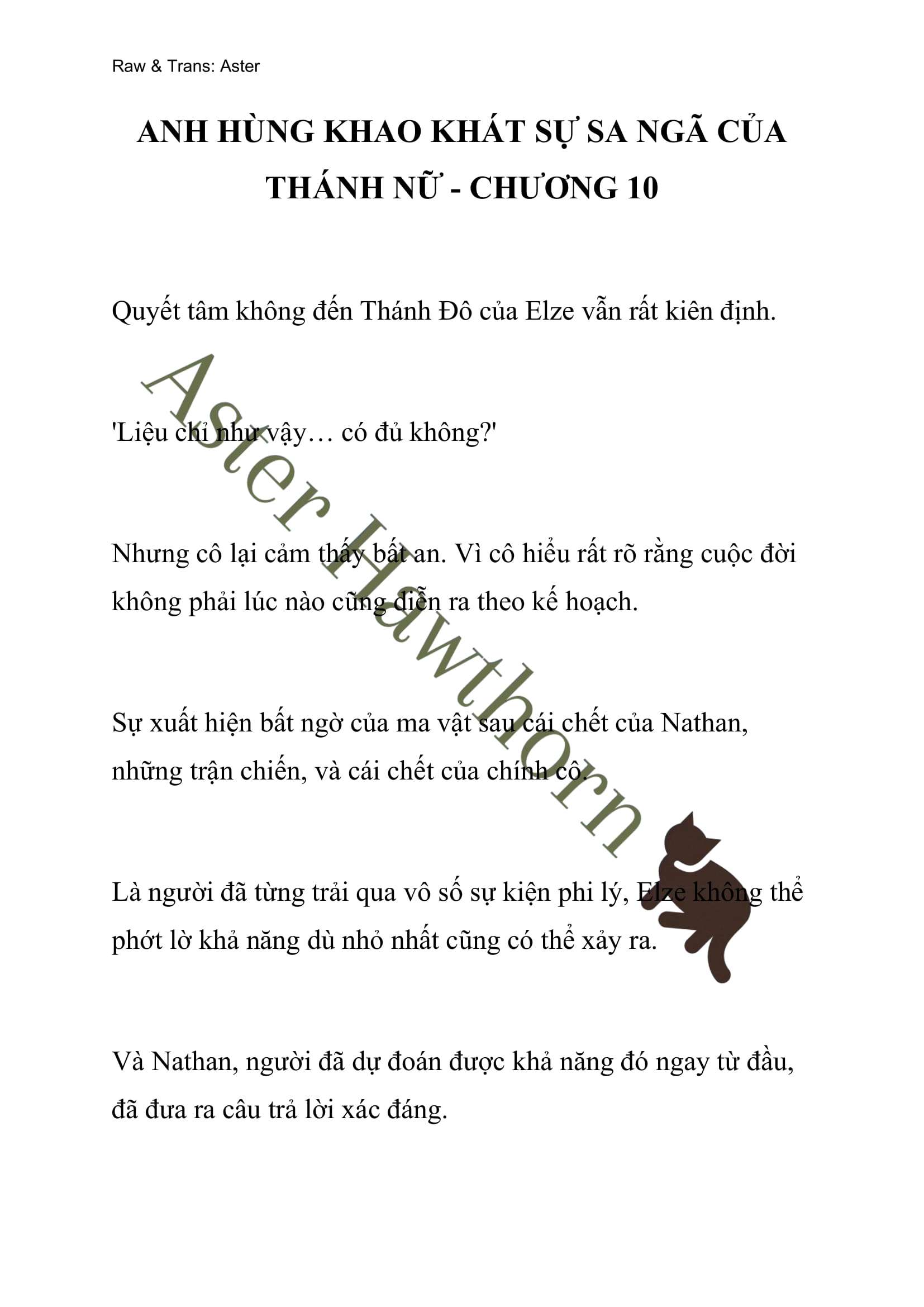 [NOVEL] Anh Hùng Khao Khát Sự Sa Ngã Của Thánh Nữ 