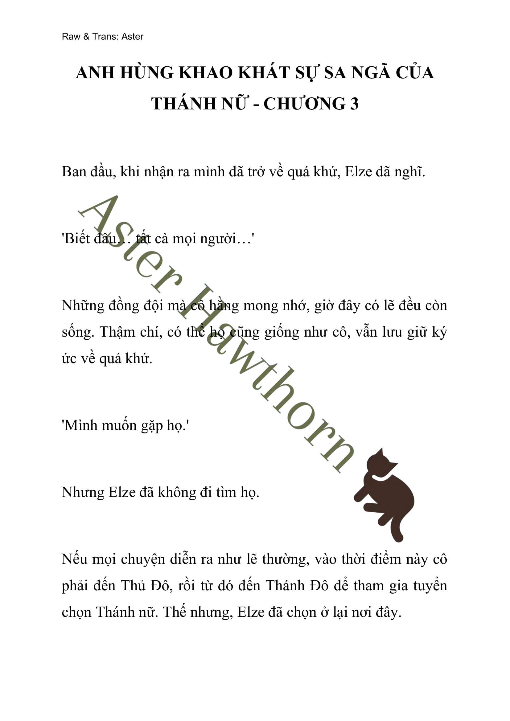 [NOVEL] Anh Hùng Khao Khát Sự Sa Ngã Của Thánh Nữ 