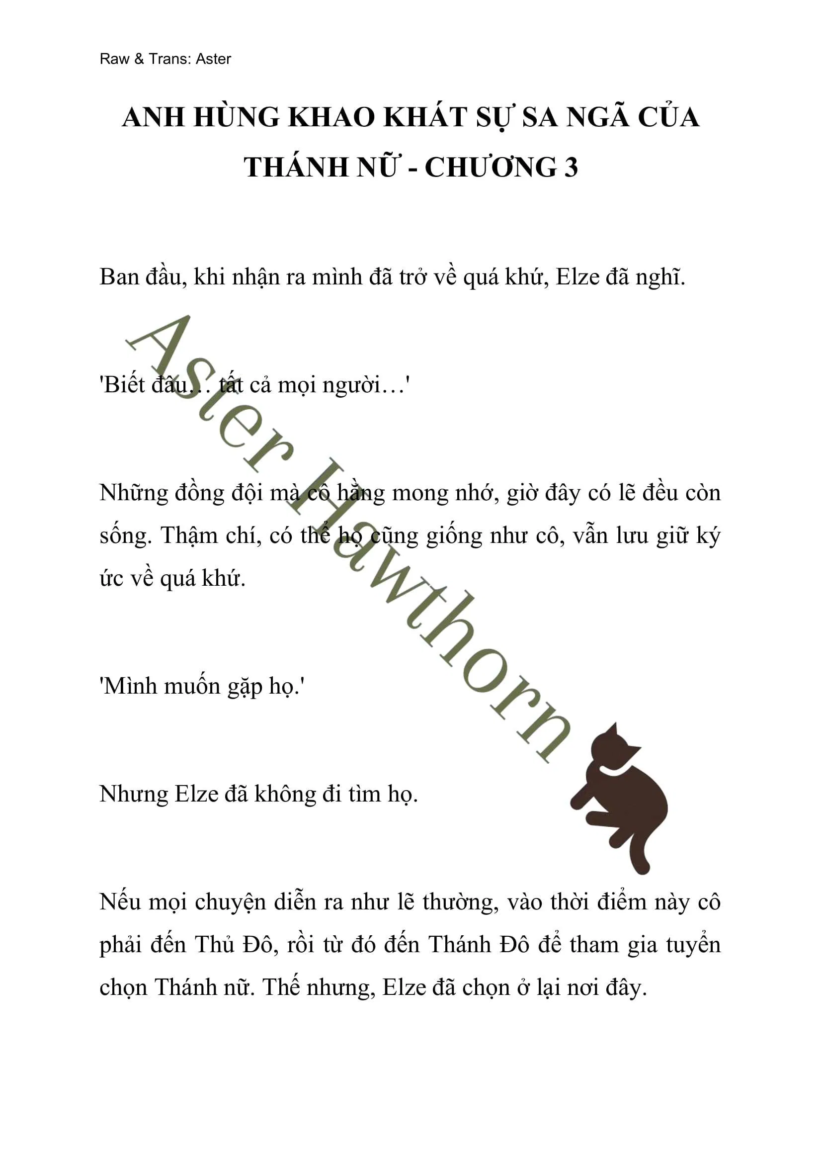 [NOVEL] Anh Hùng Khao Khát Sự Sa Ngã Của Thánh Nữ 