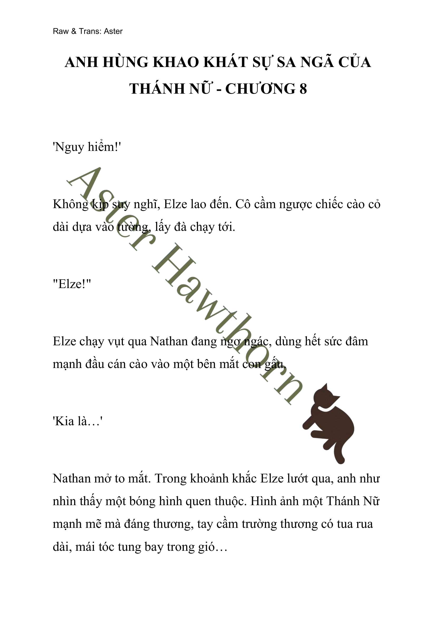 [NOVEL] Anh Hùng Khao Khát Sự Sa Ngã Của Thánh Nữ 