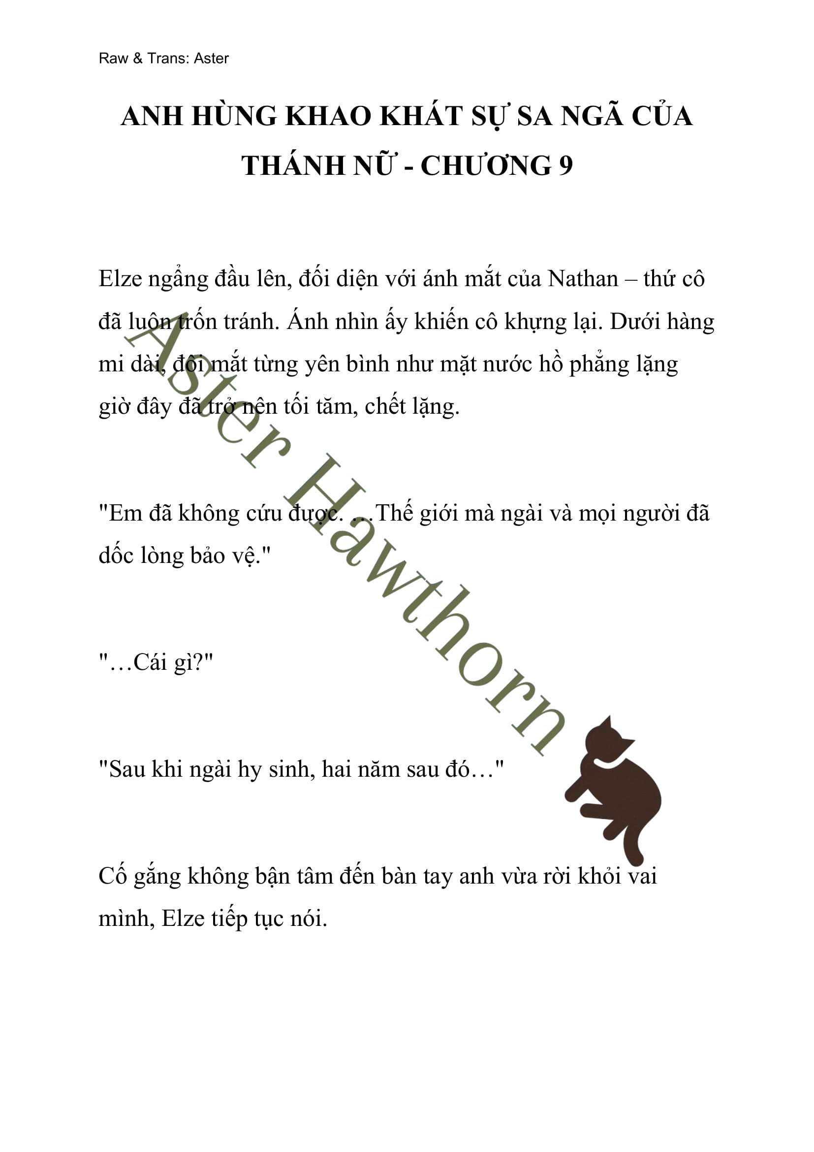 [NOVEL] Anh Hùng Khao Khát Sự Sa Ngã Của Thánh Nữ 