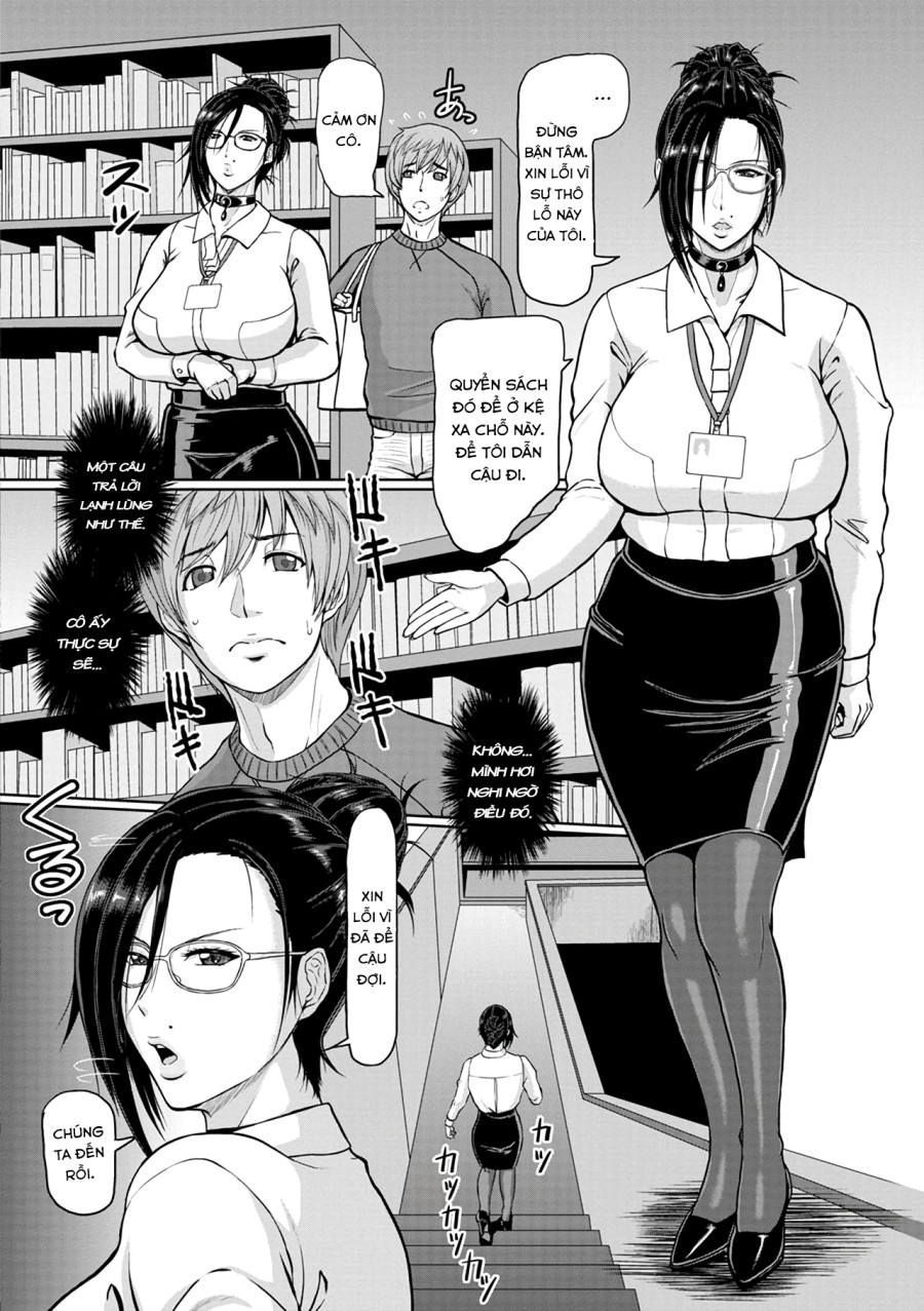 The Mature Pervert Lady in the Library 