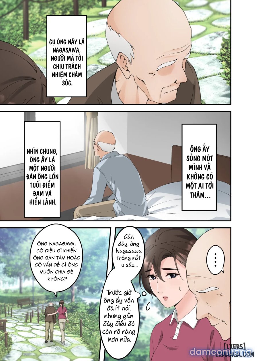 Hitozuma no Kaigoshi ga Yoboyobo Jii-san ni Ikasare Makuru Hanashi- Truyện Màu 