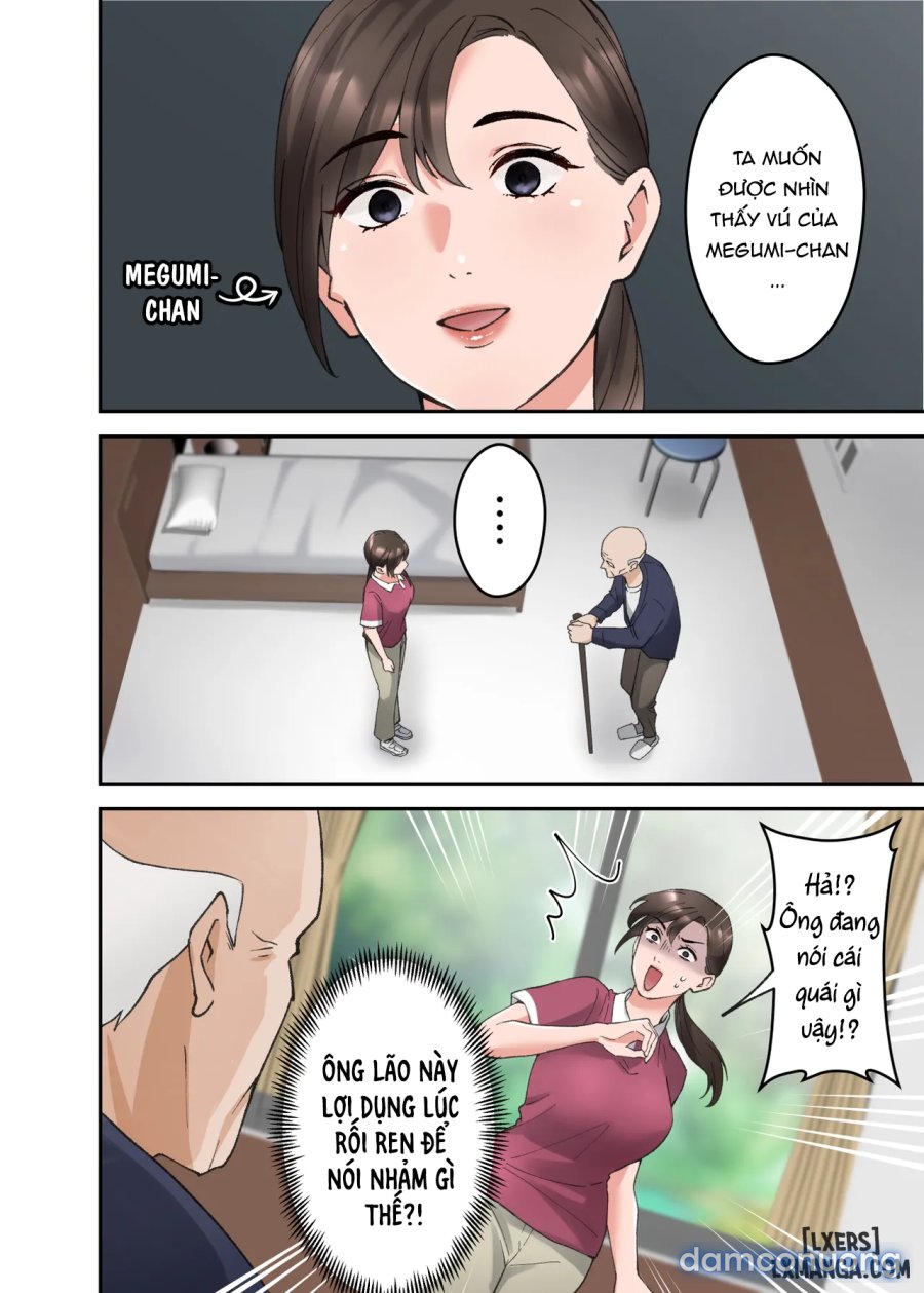 Hitozuma no Kaigoshi ga Yoboyobo Jii-san ni Ikasare Makuru Hanashi- Truyện Màu 