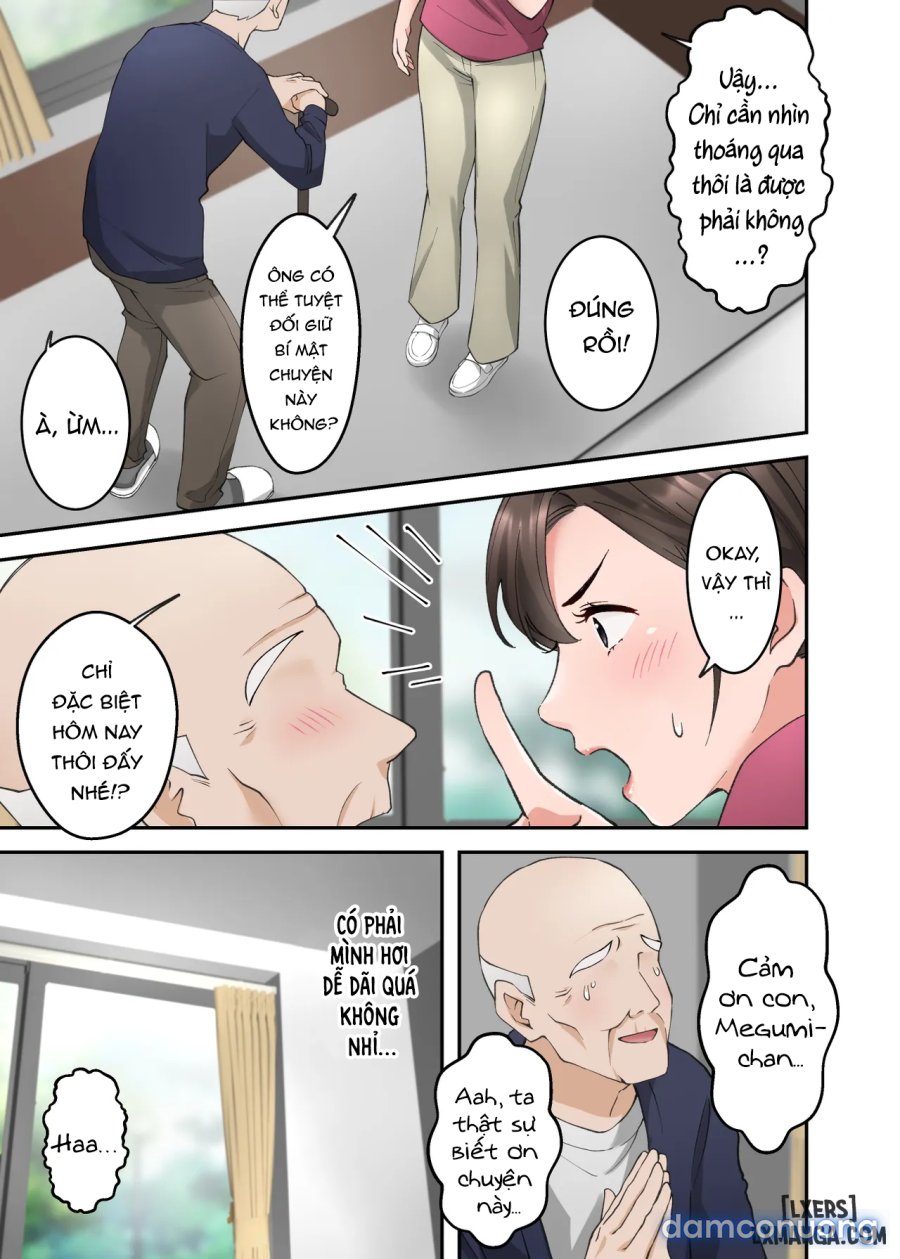 Hitozuma no Kaigoshi ga Yoboyobo Jii-san ni Ikasare Makuru Hanashi- Truyện Màu 