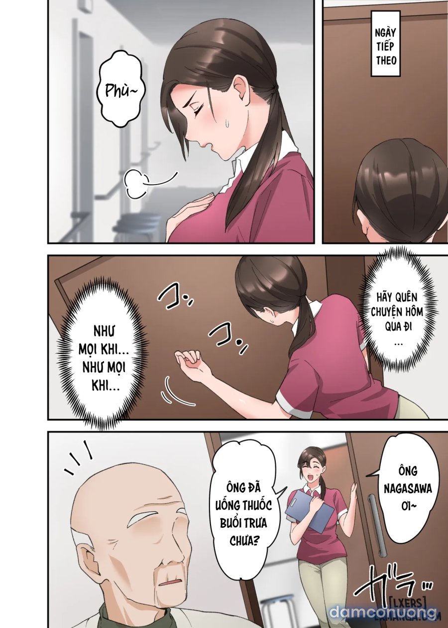 Hitozuma no Kaigoshi ga Yoboyobo Jii-san ni Ikasare Makuru Hanashi- Truyện Màu 