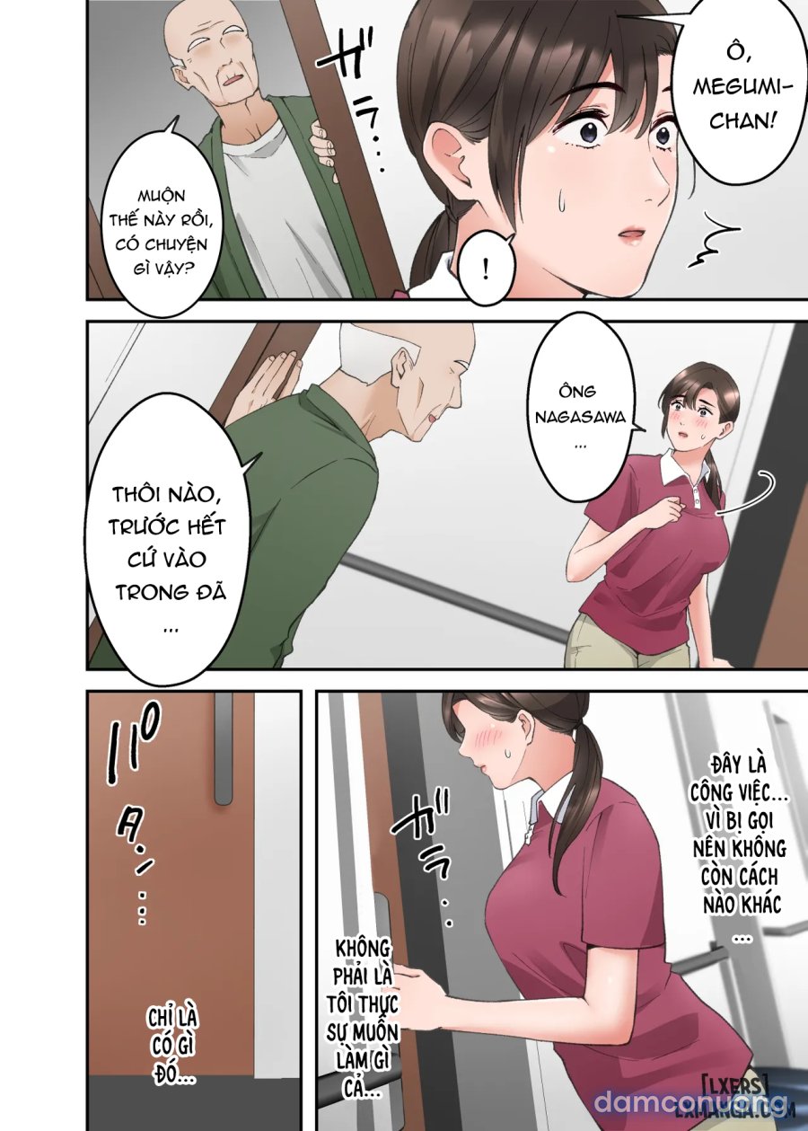 Hitozuma no Kaigoshi ga Yoboyobo Jii-san ni Ikasare Makuru Hanashi- Truyện Màu 