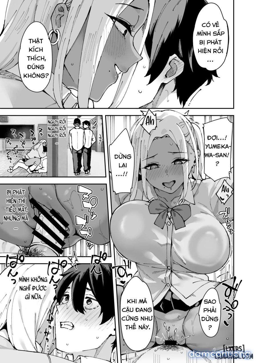 Kurasu no Kuro Gyaru to Sefure ni Natta hanashi 