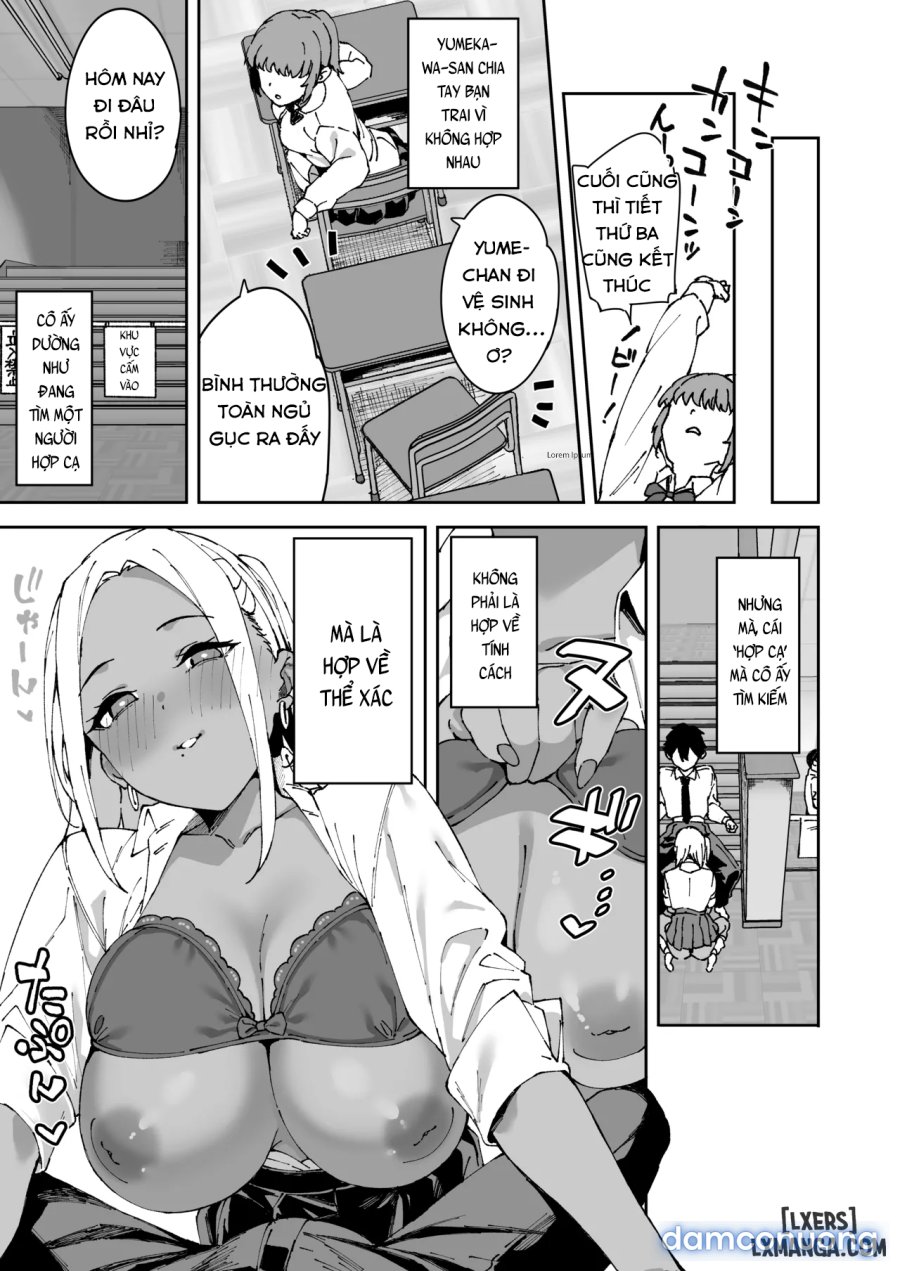 Kurasu no Kuro Gyaru to Sefure ni Natta hanashi 