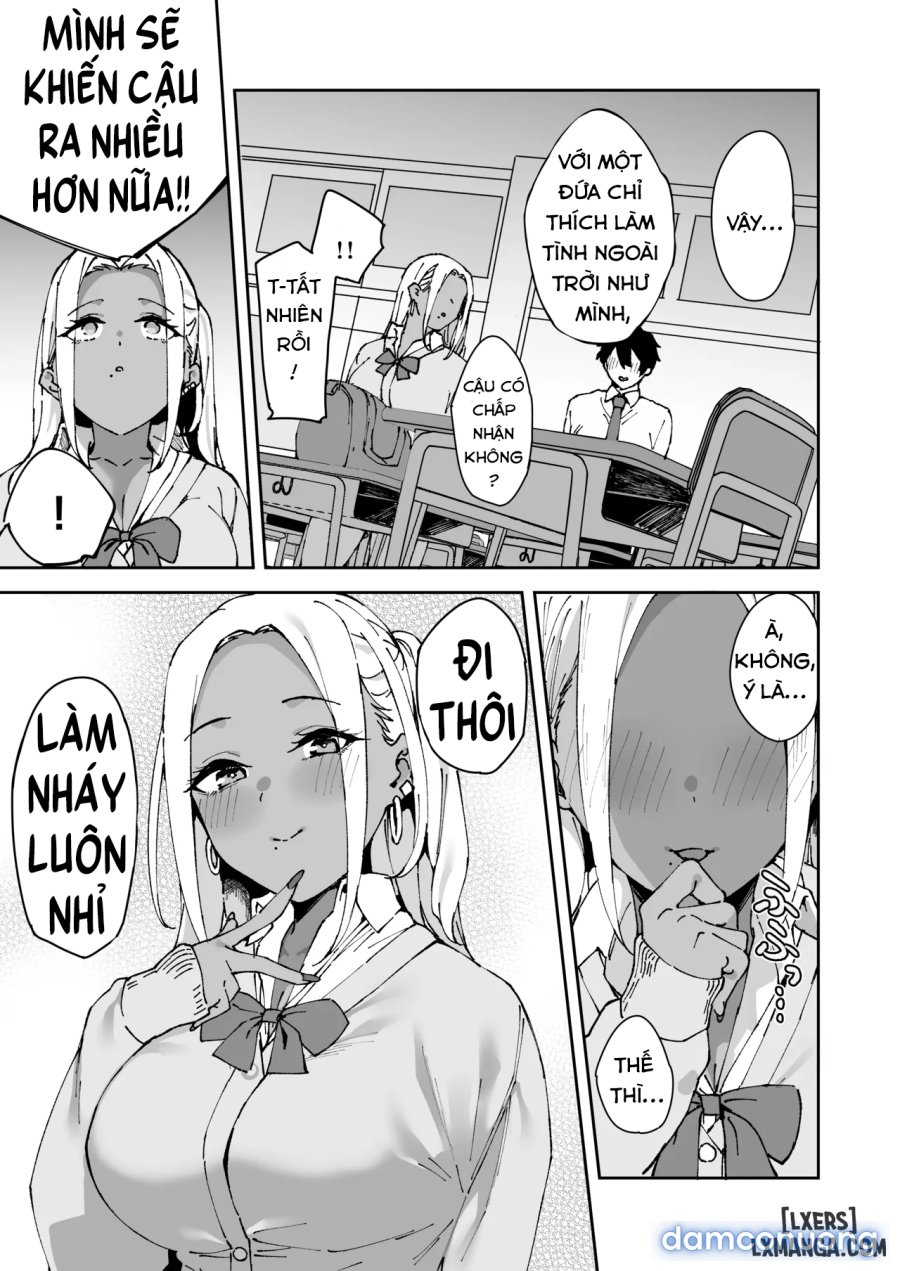 Kurasu no Kuro Gyaru to Sefure ni Natta hanashi 