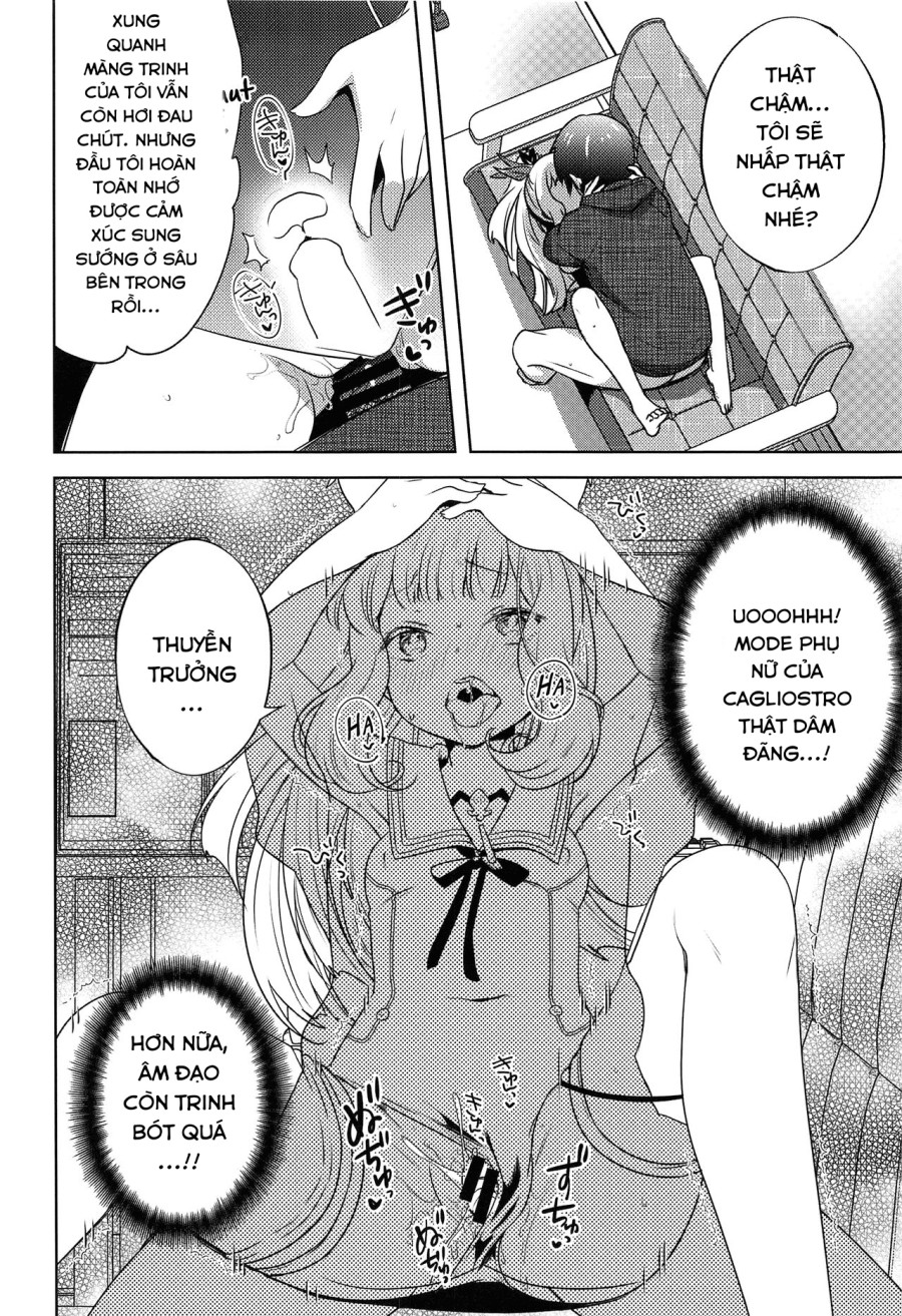 Quá nghiện gacha, tôi draw luôn Cagliostro ra ngoài đời thật. 