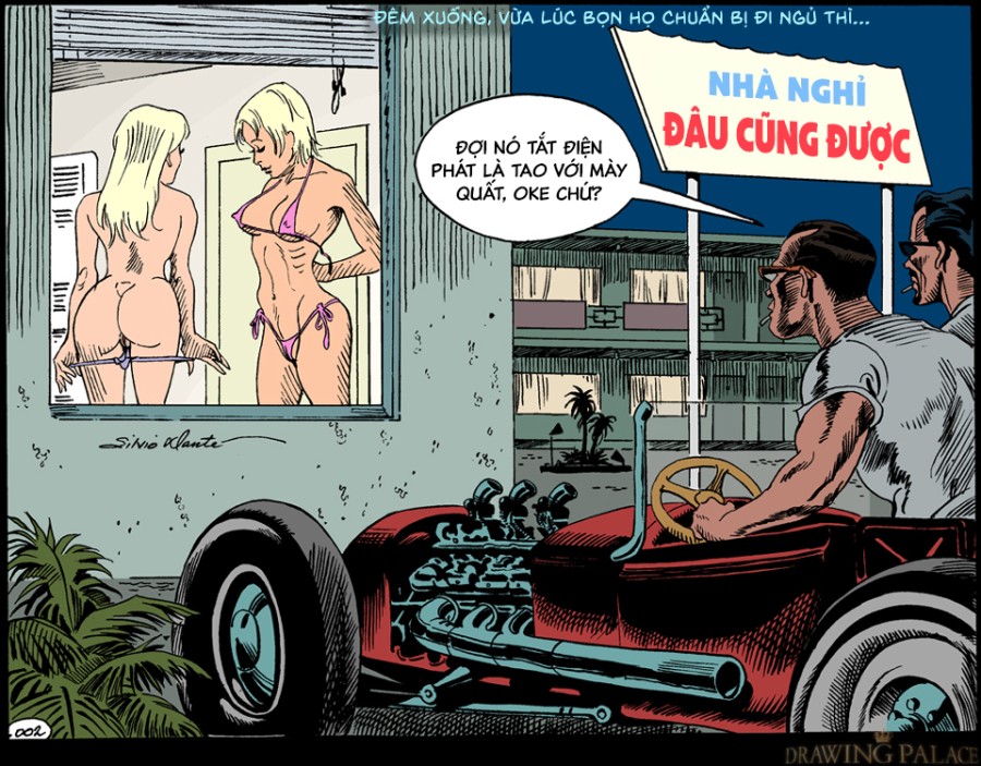 Con ghệ tóc vàng 