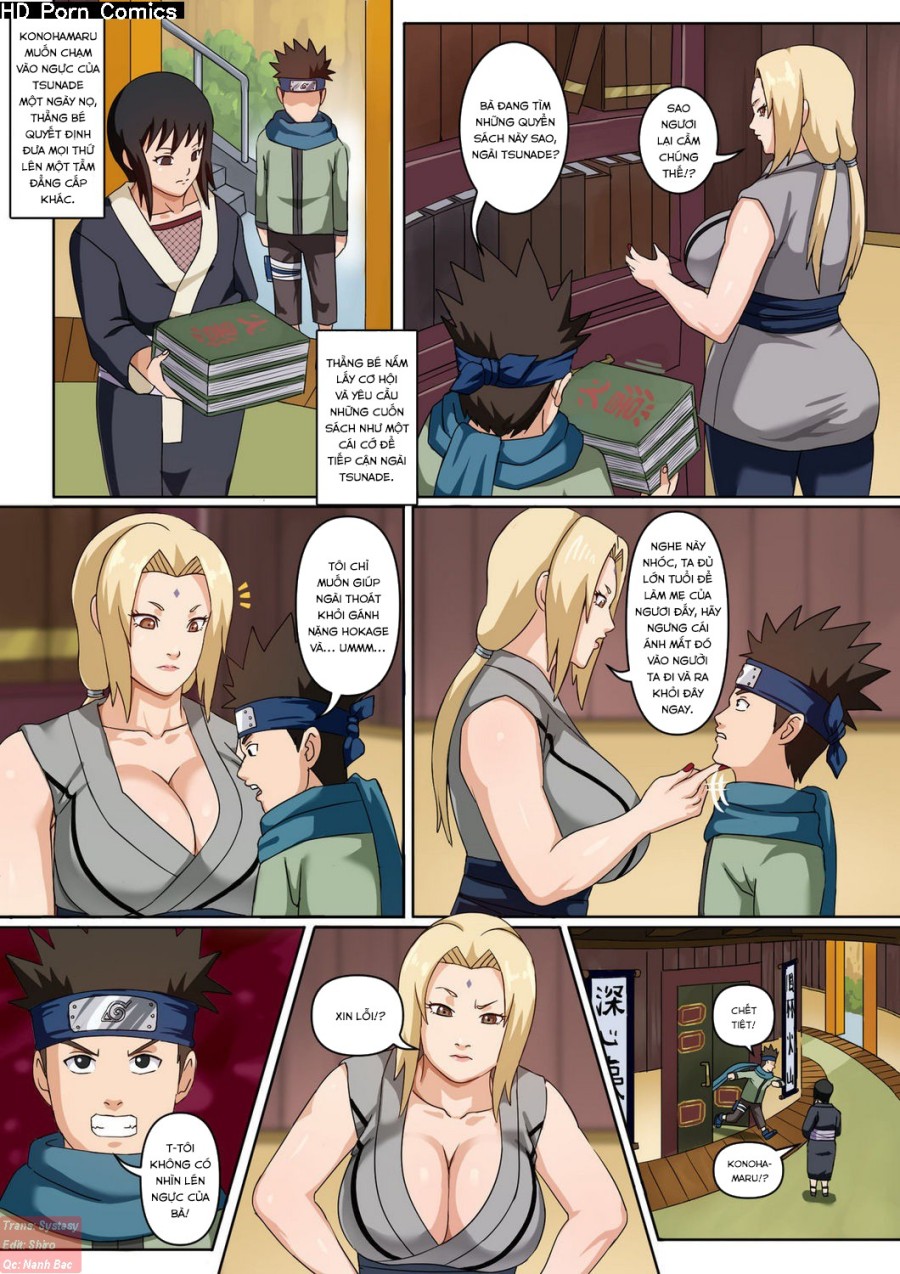 Tsunade's Special Training comic porn 