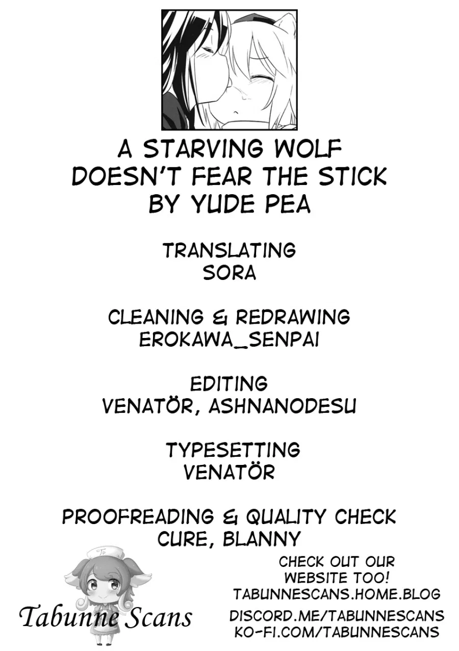 A starving wolf doesn’t fear the stick 