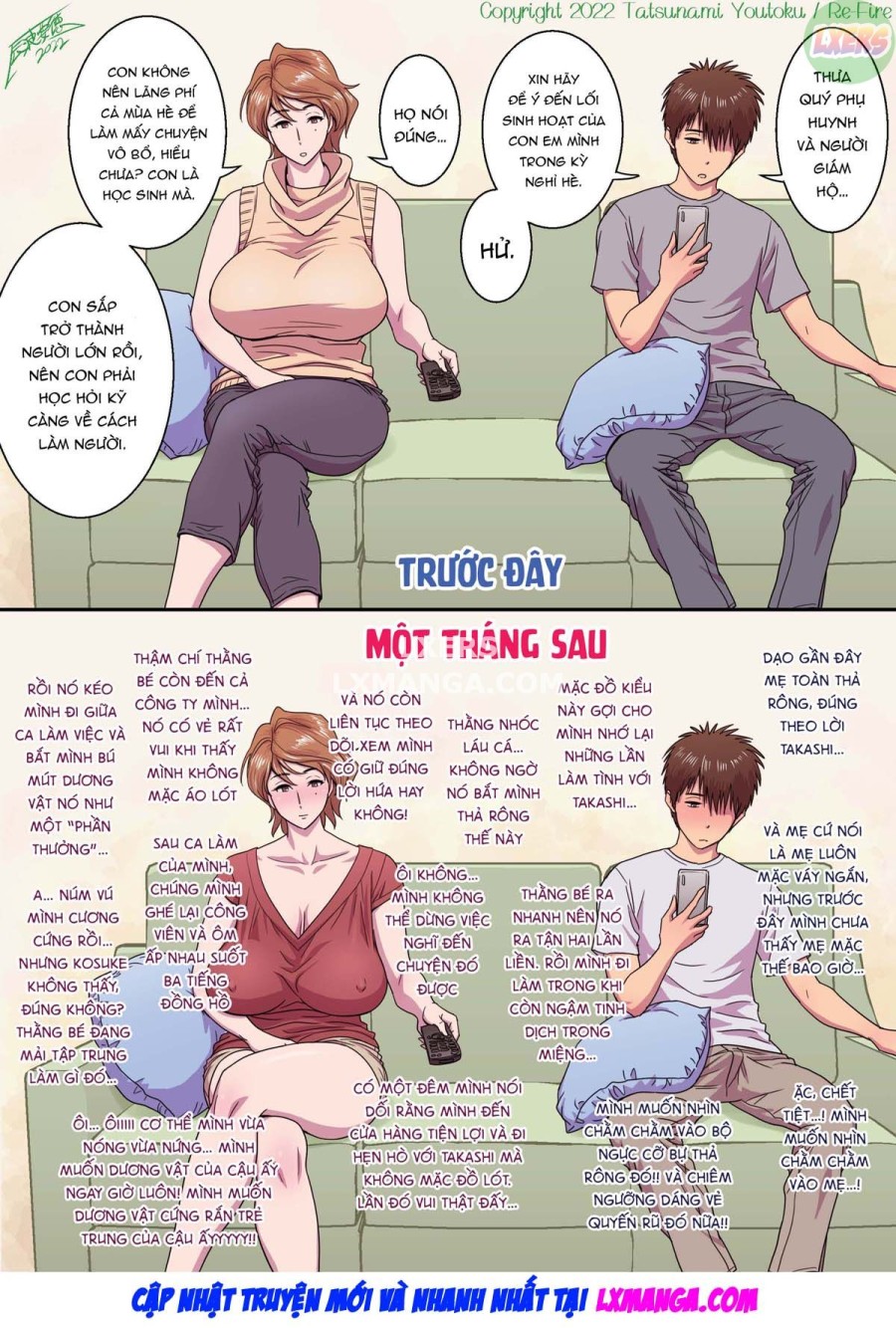 Vì mẹ tôi trở thành người yêu của bạn tôi 