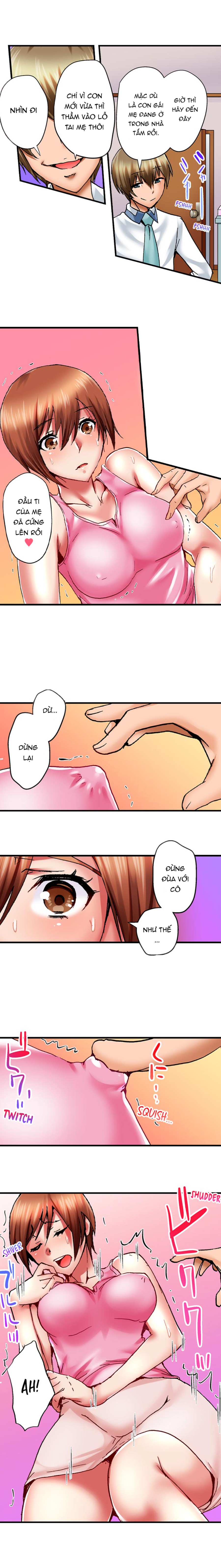 Trốn dưới giường của con gái trong khi con bé đang quan hệ 